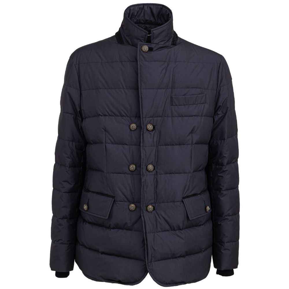 Dolce & Gabbana Blue Polyester Coat