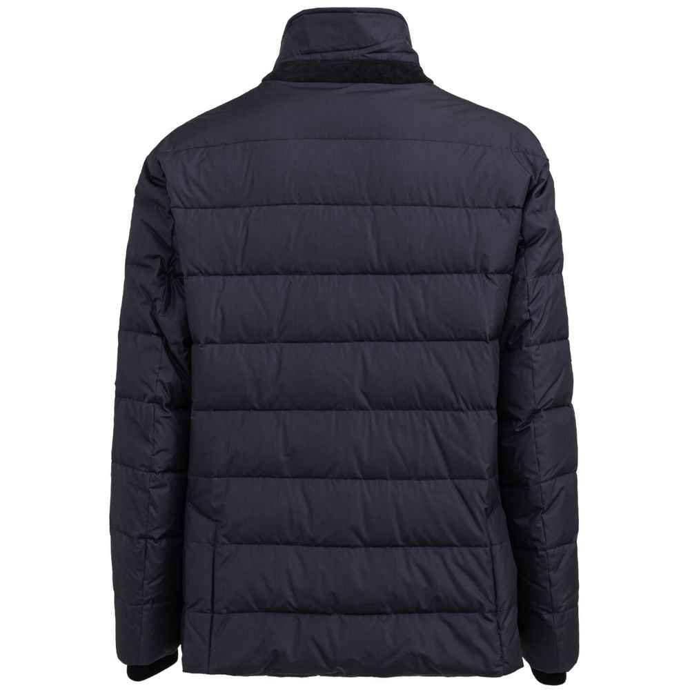 Dolce & Gabbana Blue Polyester Coat