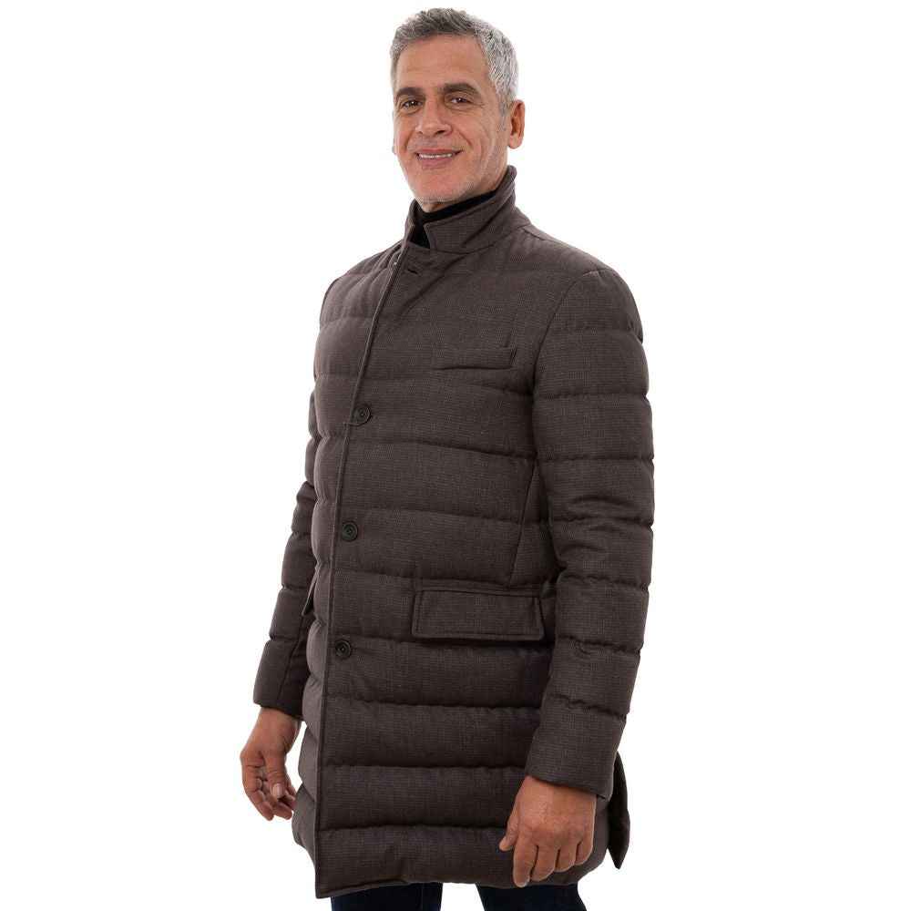 Herno Brown Wool Jackets & Coat