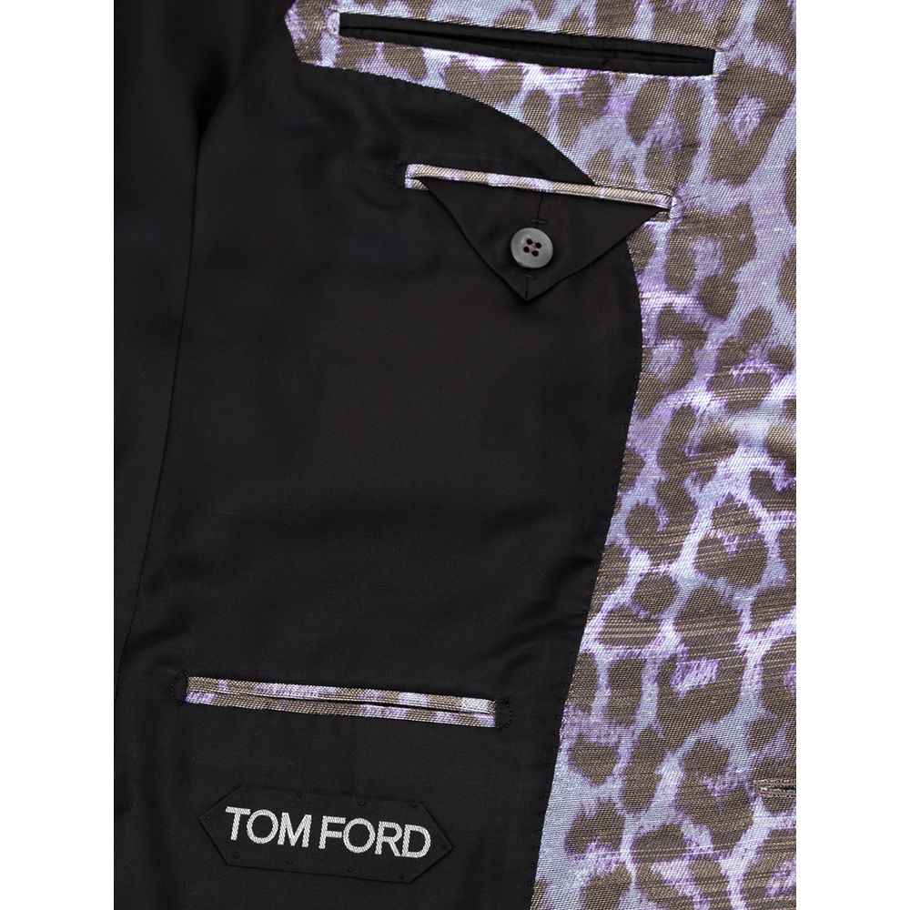 Tom Ford Purple Viscose Blazer