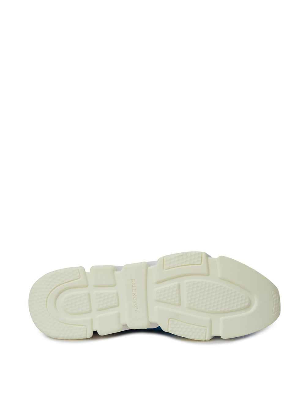 Balenciaga Blue Cotton Athletic Sneakers