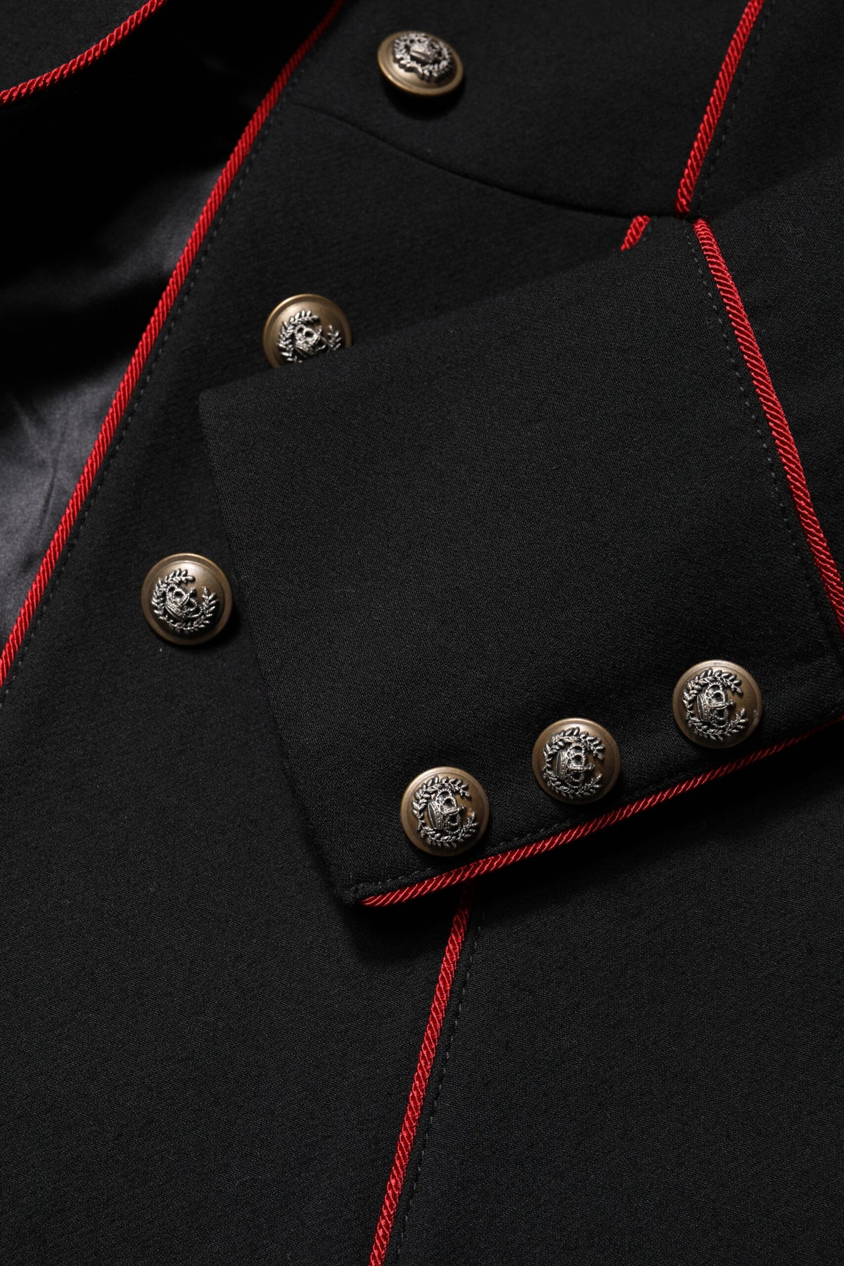 Dolce & Gabbana Black Wool Single Breasted Trench Coat Jacket
