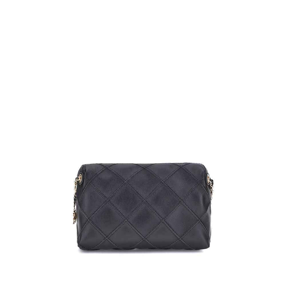 Tory Burch Black Calf Leather Bos Taurus Shoulder Bag