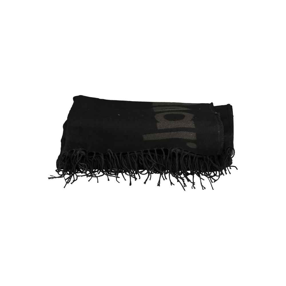 Desigual Black Polyester Women Poncho