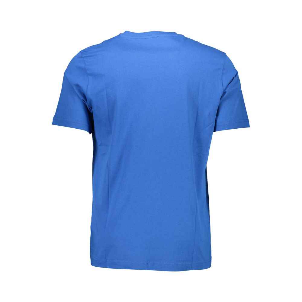 Diesel Blu Cotton Men T-Shirt