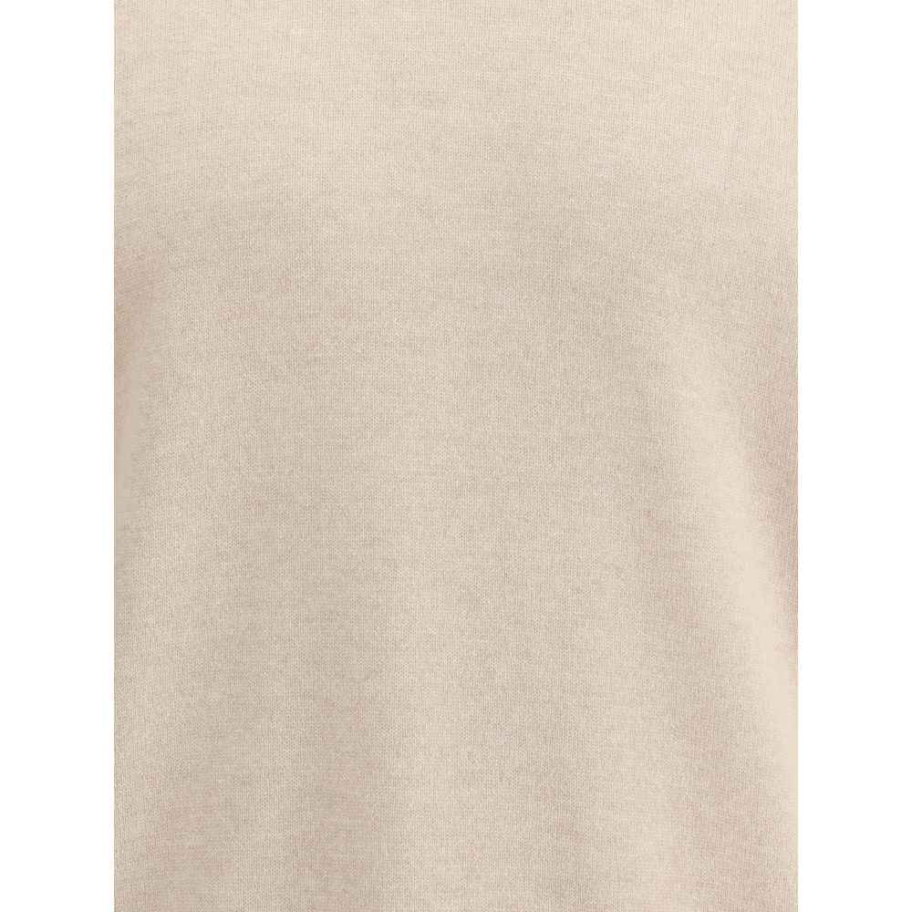 Brunello Cucinelli Beige Cashmere Sweater