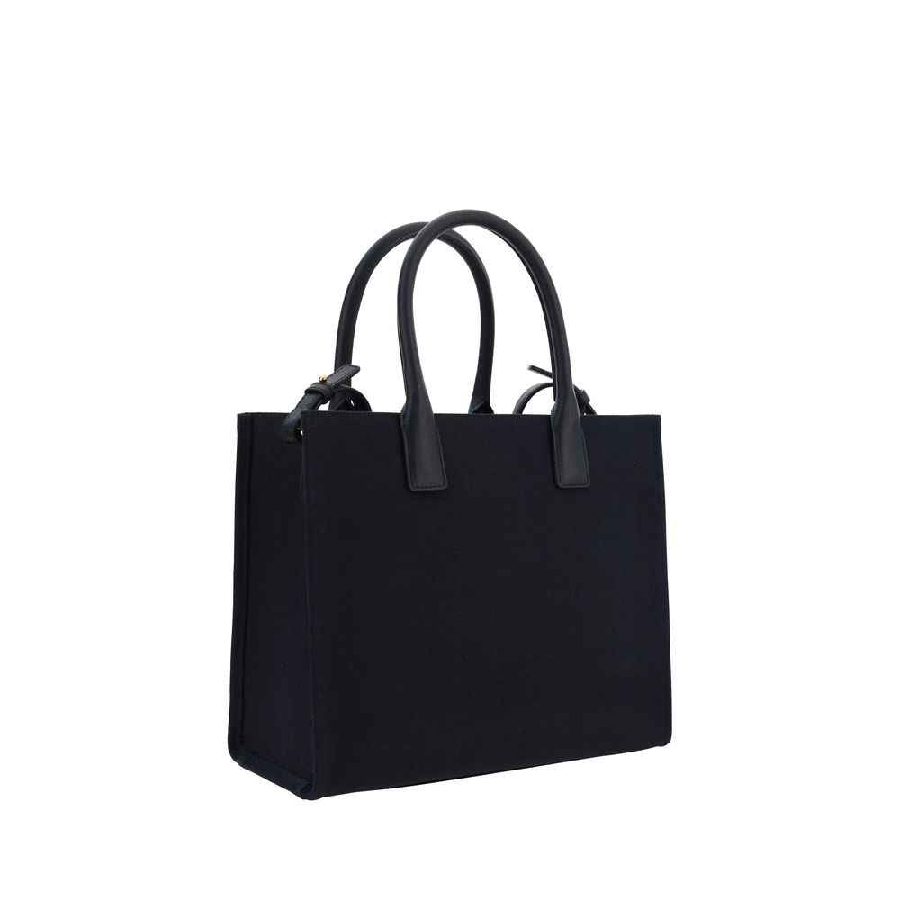 Versace Black Cotton Shoulder Bag