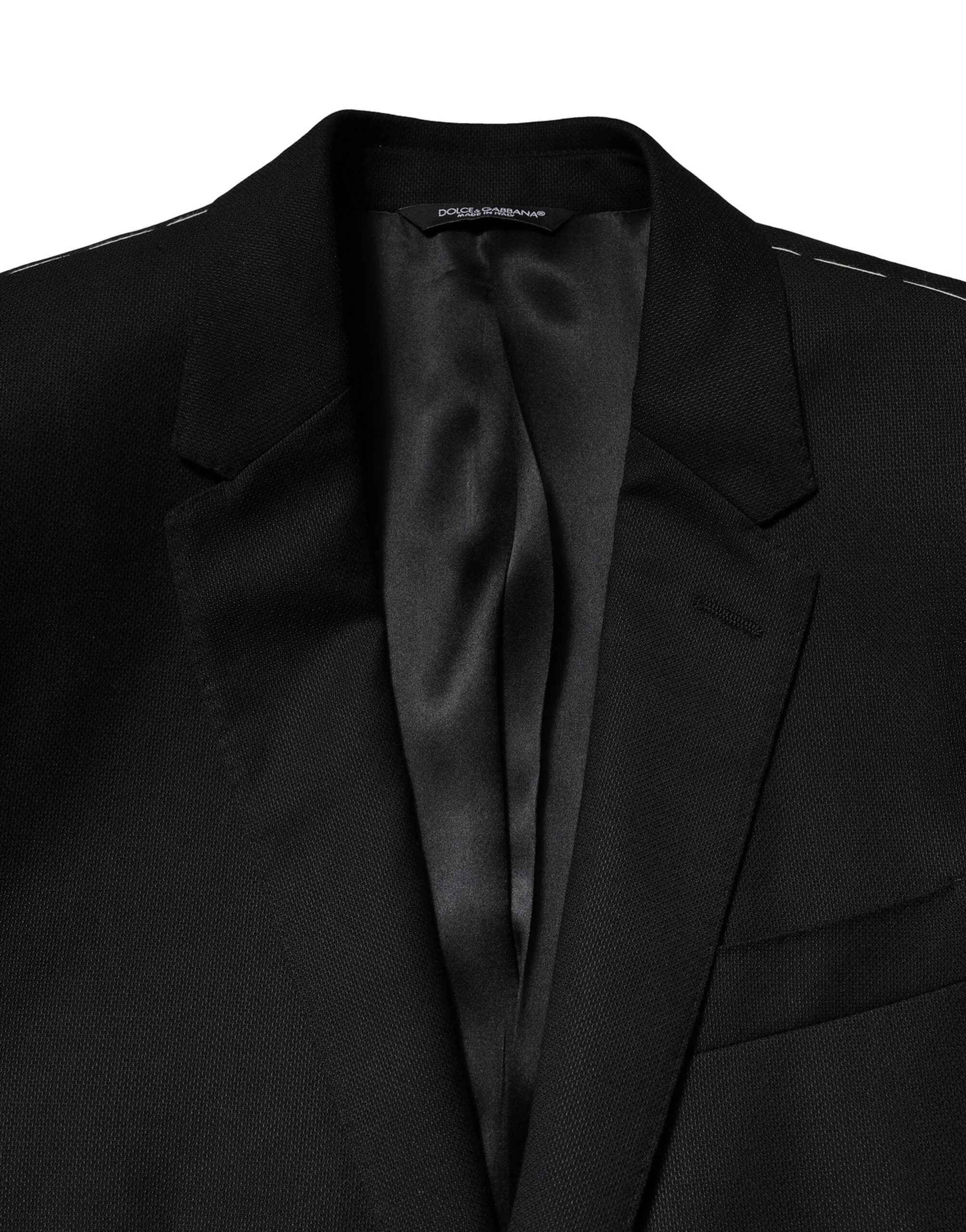Dolce & Gabbana Blue MARTINI Wool Formal 2 Piece Suit