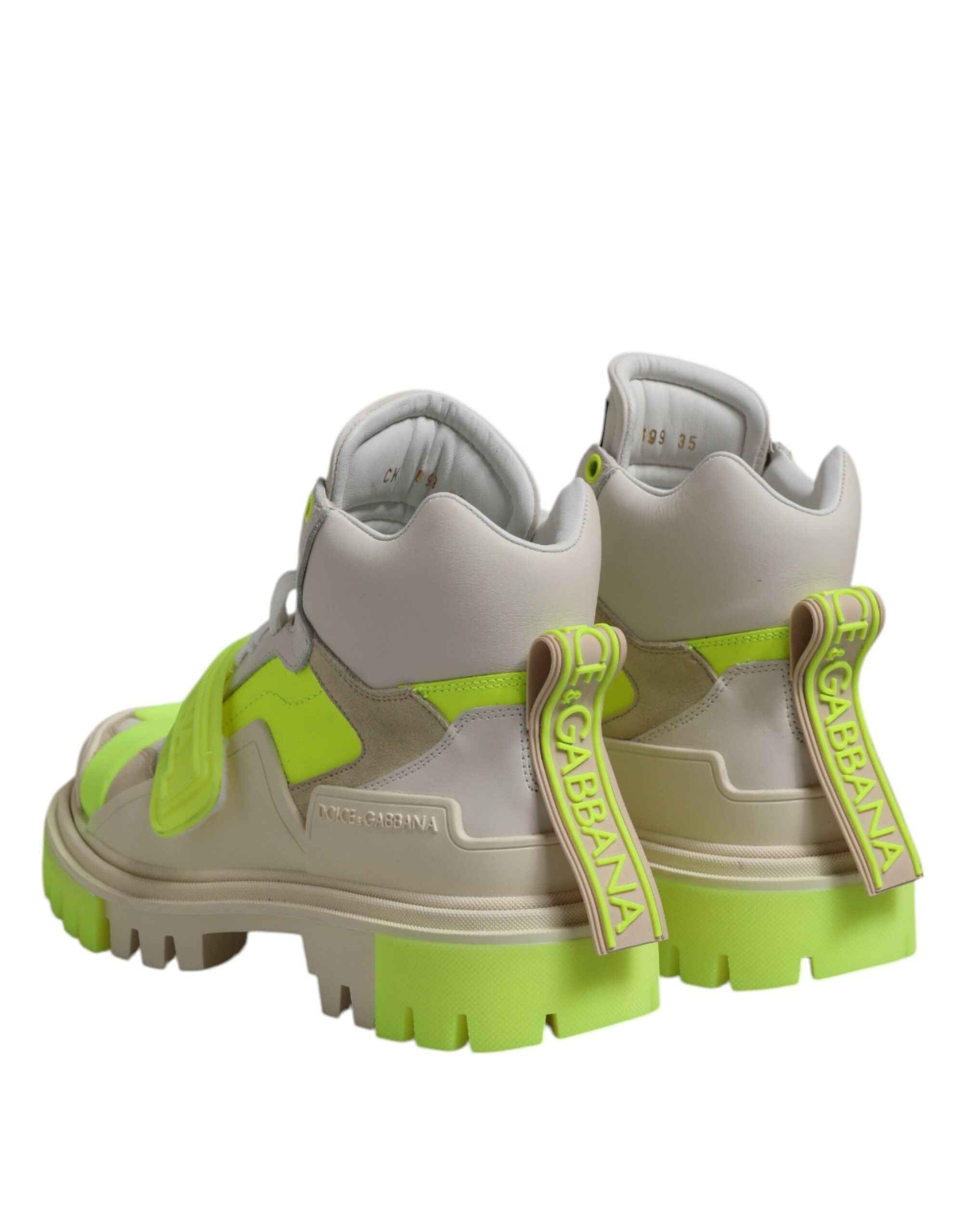 Dolce & Gabbana Multicolor Trekking Boots Sneakers Shoes