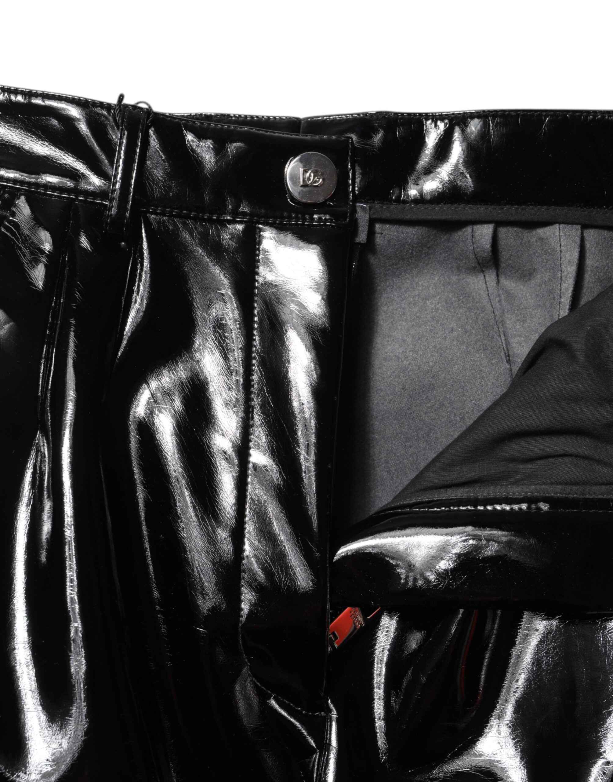 Dolce & Gabbana Black High Waist Cargo Bootcut Pants