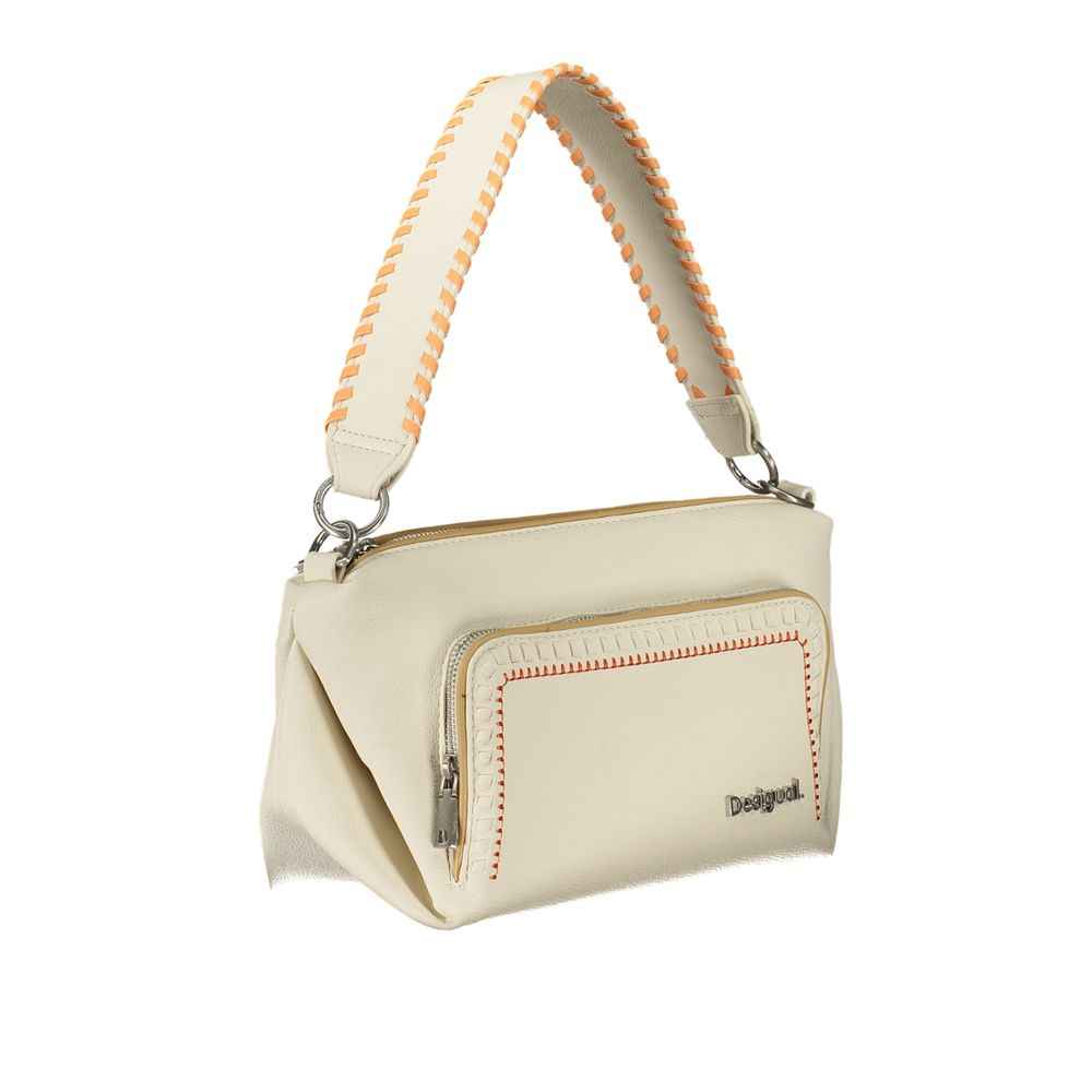 Desigual White Polyurethane Womens Handbag