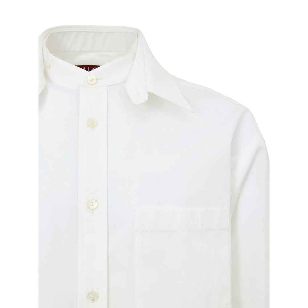 Gucci White Cotton Dress Shirt