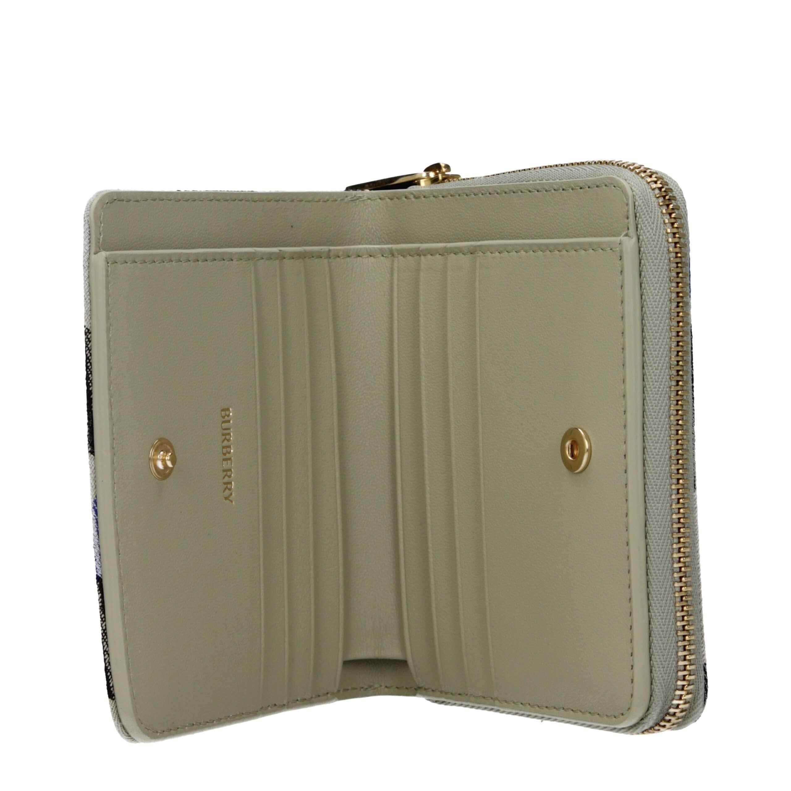 Burberry Beige Fabric Wallet
