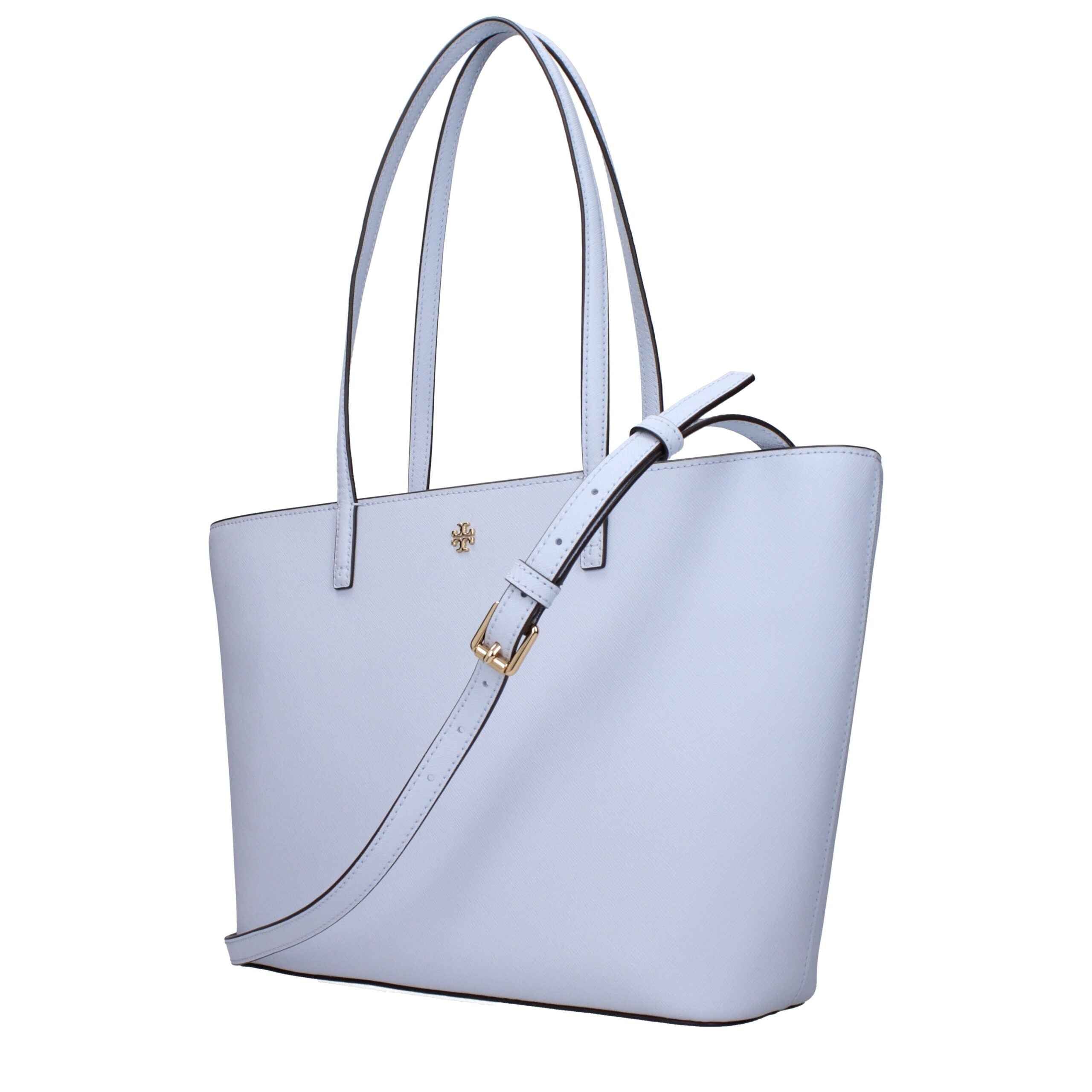 Tory Burch Light Blue Leather Shoulder Bag