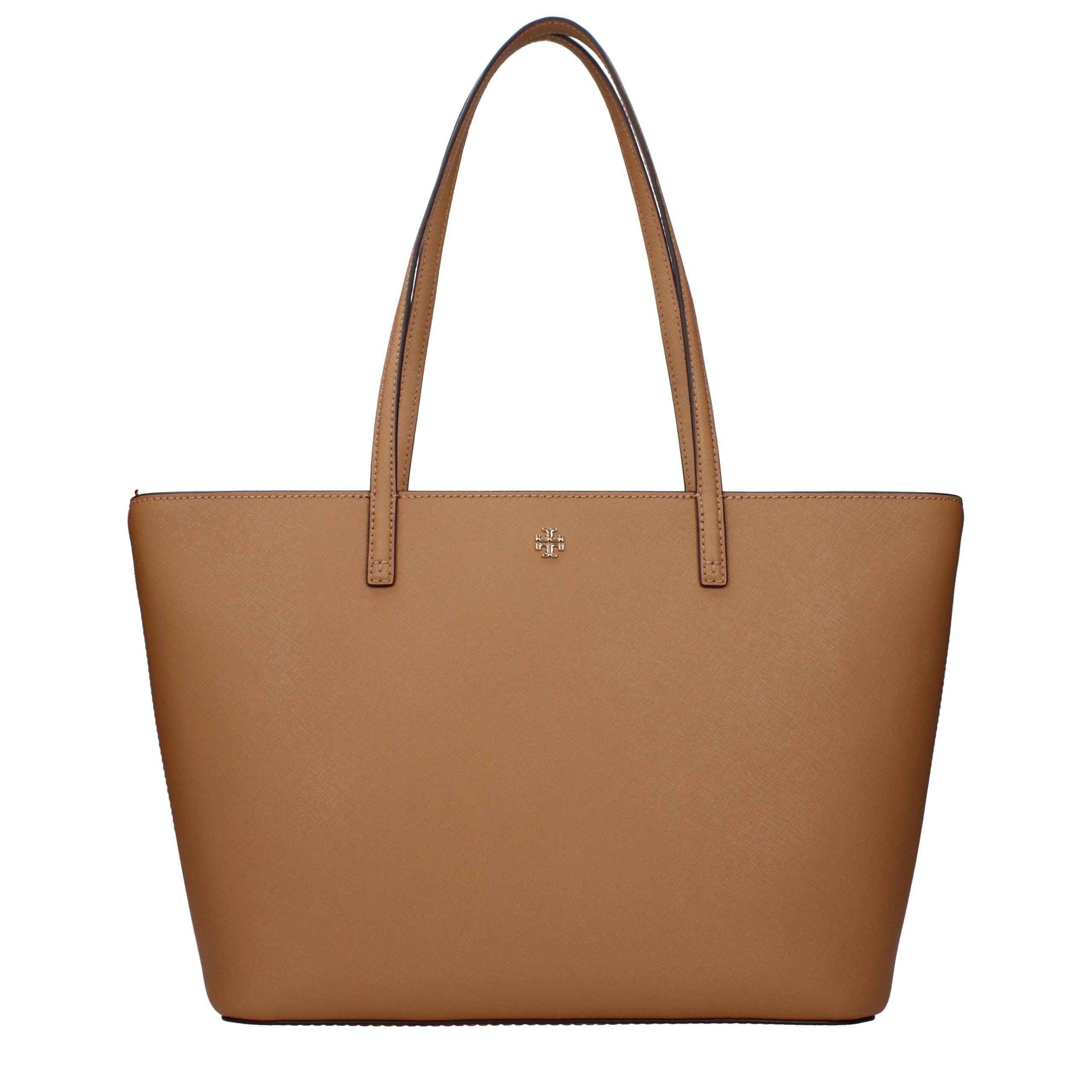 Tory Burch Brown Leather Shoulder Bag