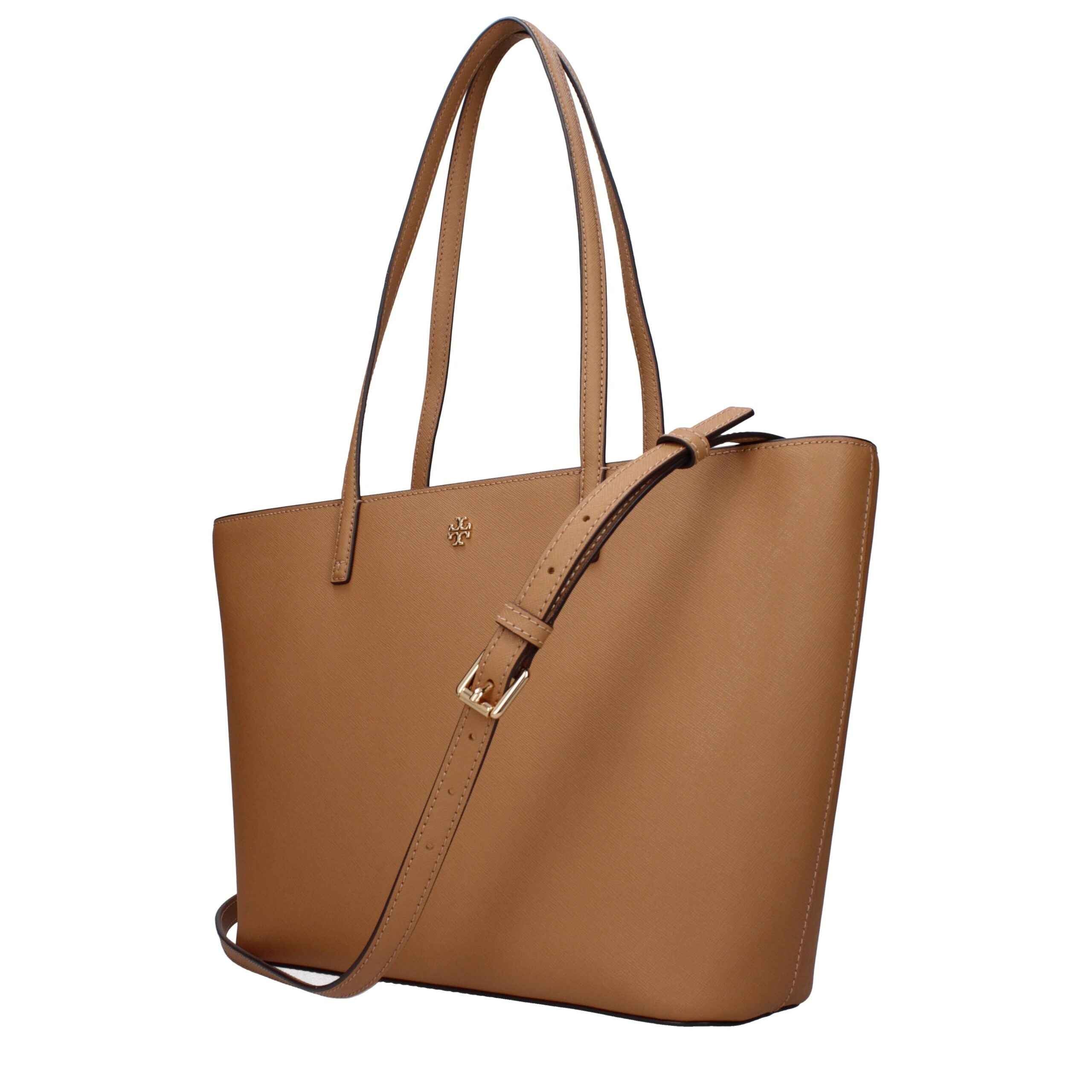 Tory Burch Brown Leather Shoulder Bag