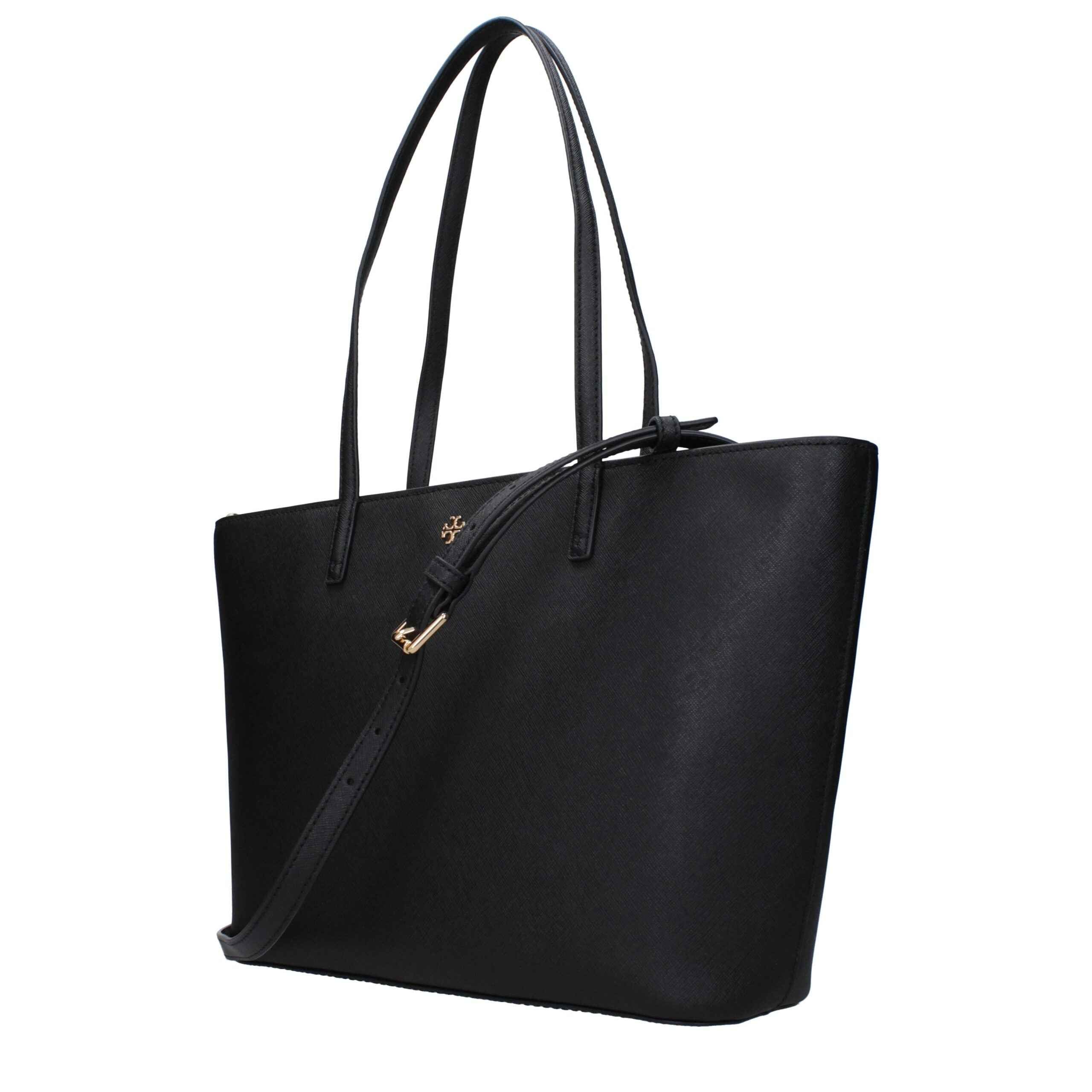 Tory Burch Black Leather Shoulder Bag