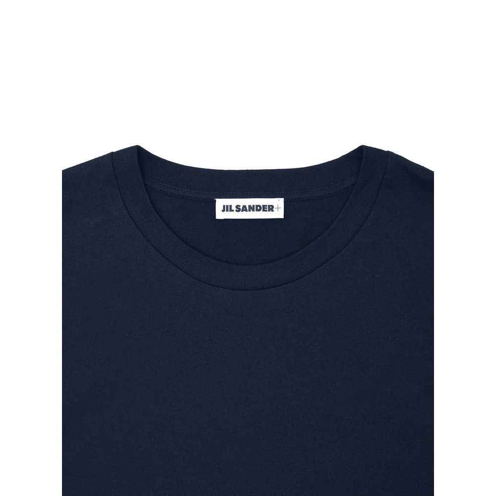 Jil Sander Blue Cotton T-Shirt