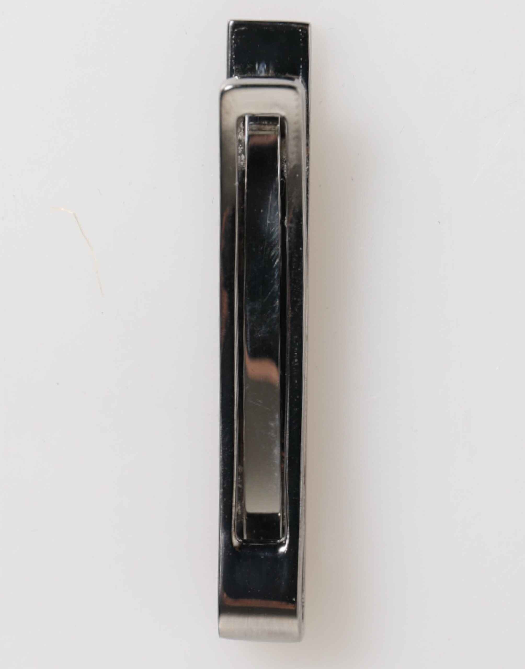 Dolce & Gabbana Silver Tone Brass Logo Branded Men Accessory Tie Clip Bar