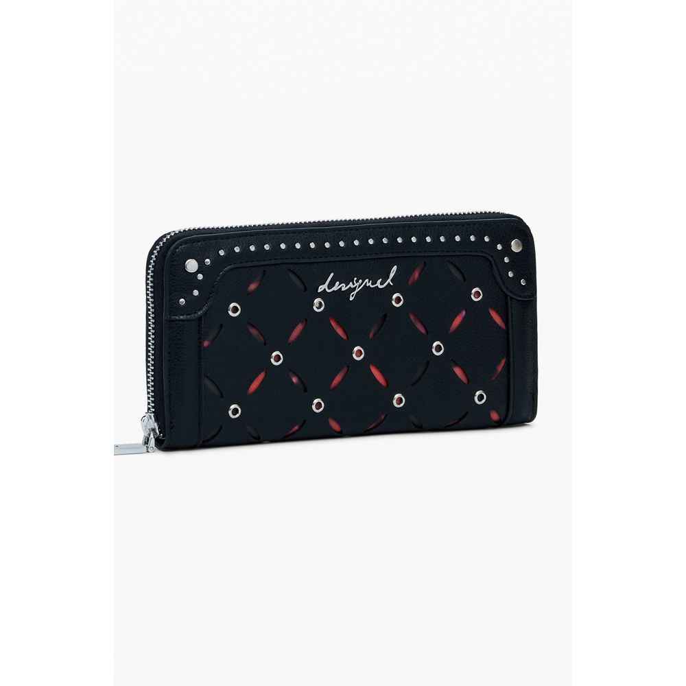 Desigual Nero Polyurethane Women Wallet