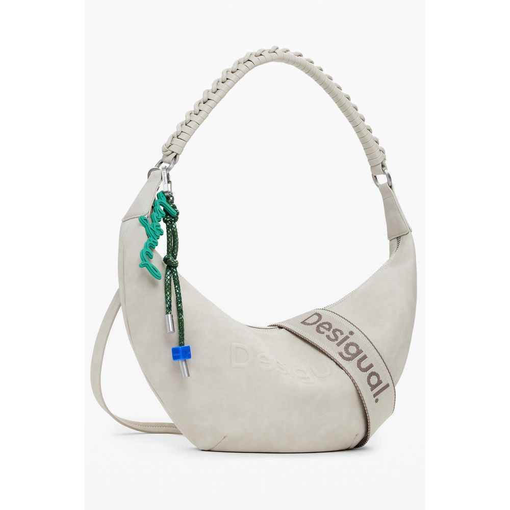 Desigual Beige Polyurethane Women's Handbag