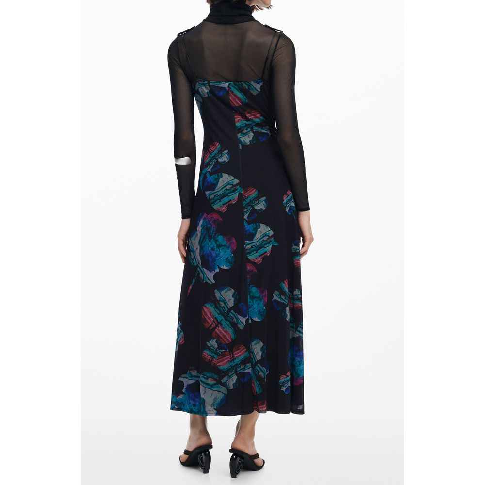 Desigual Nero Polyester Woman Dress