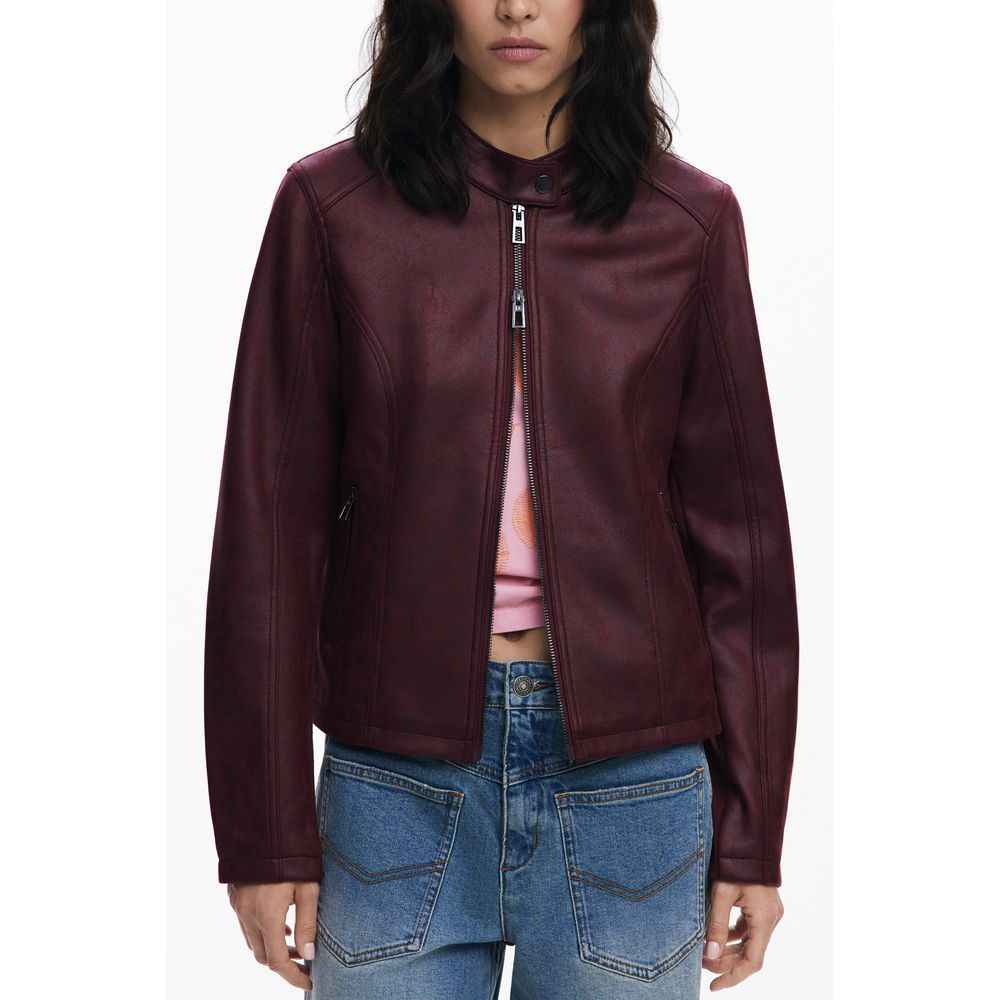 Desigual Red Polyester Women's Jacket