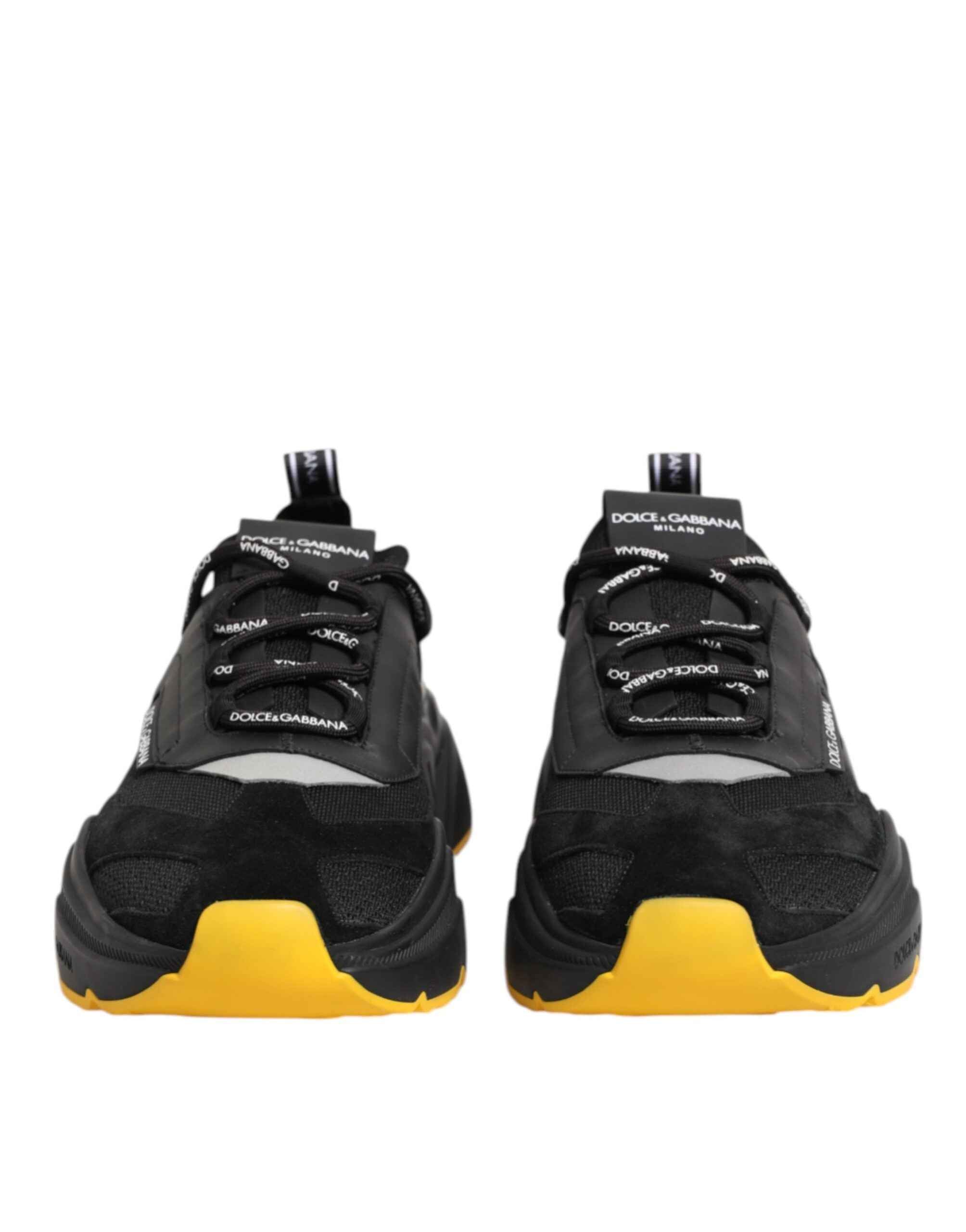 Dolce & Gabbana Black Daymaster Low Top Men Sneakers Shoes