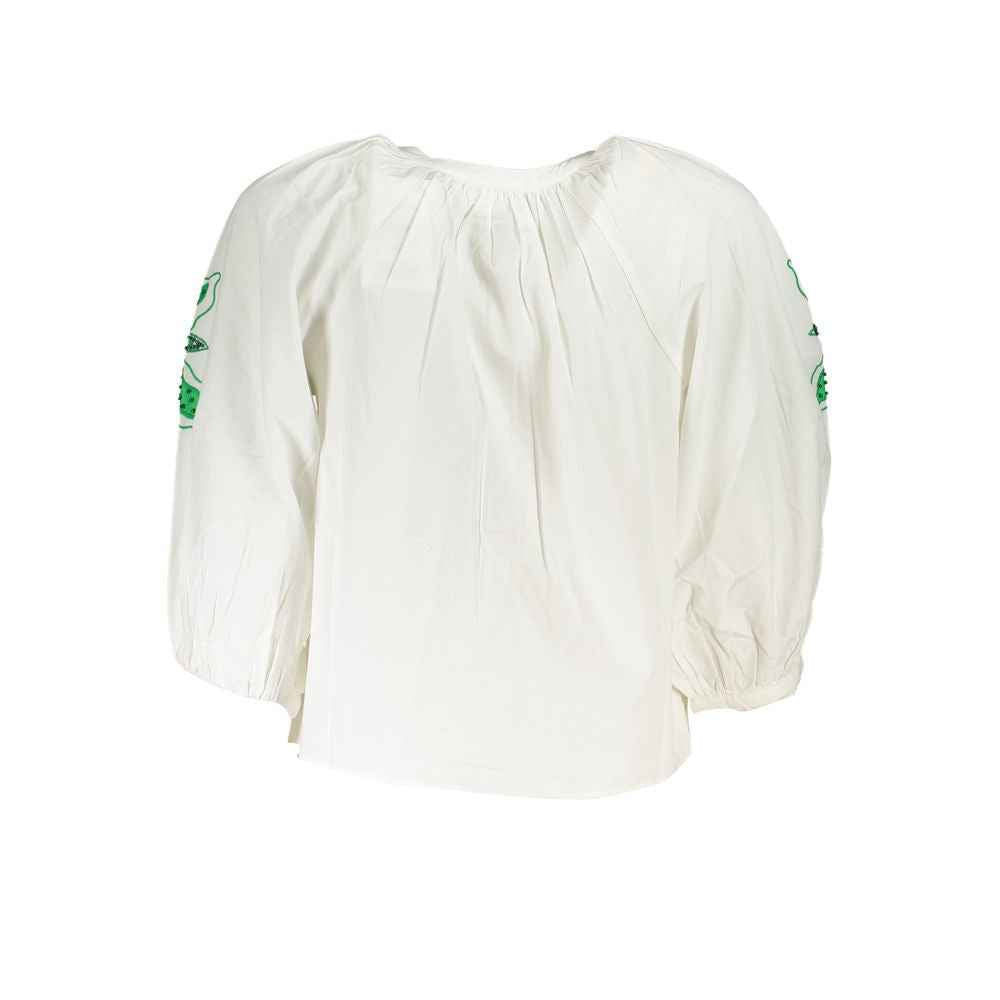 Desigual Bianco Polyester Women Shirt