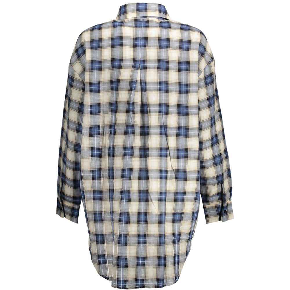 Desigual Blue Cotton Women Shirt