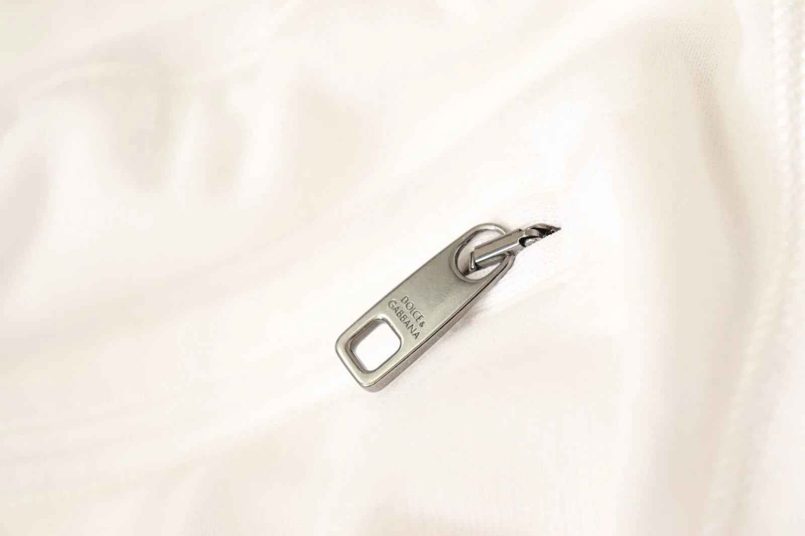 Dolce & Gabbana White Cotton Logo Patch Sweatpants Jogging Pants
