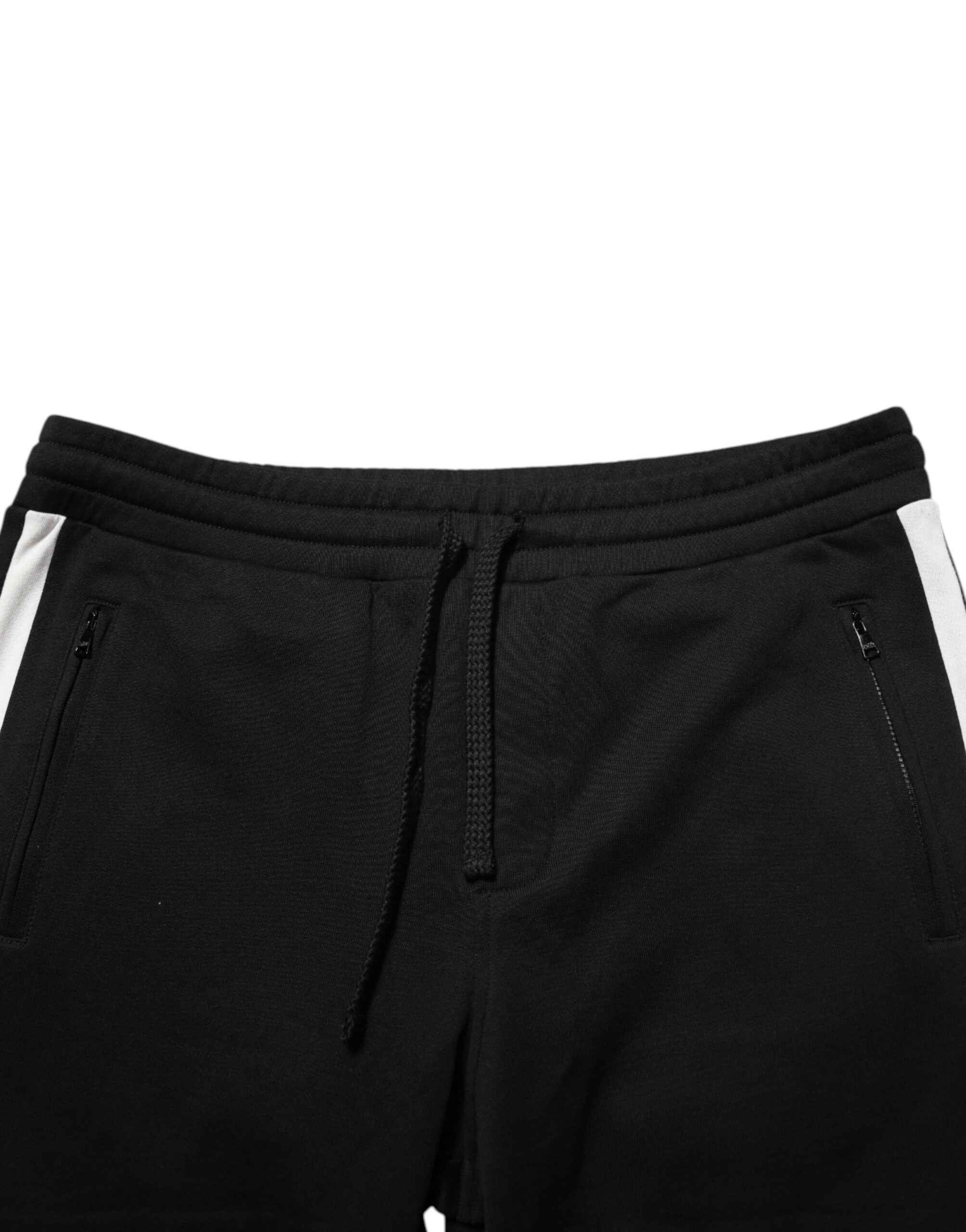 Dolce & Gabbana Black Cotton Jogger Sweatpants Trouser Pants