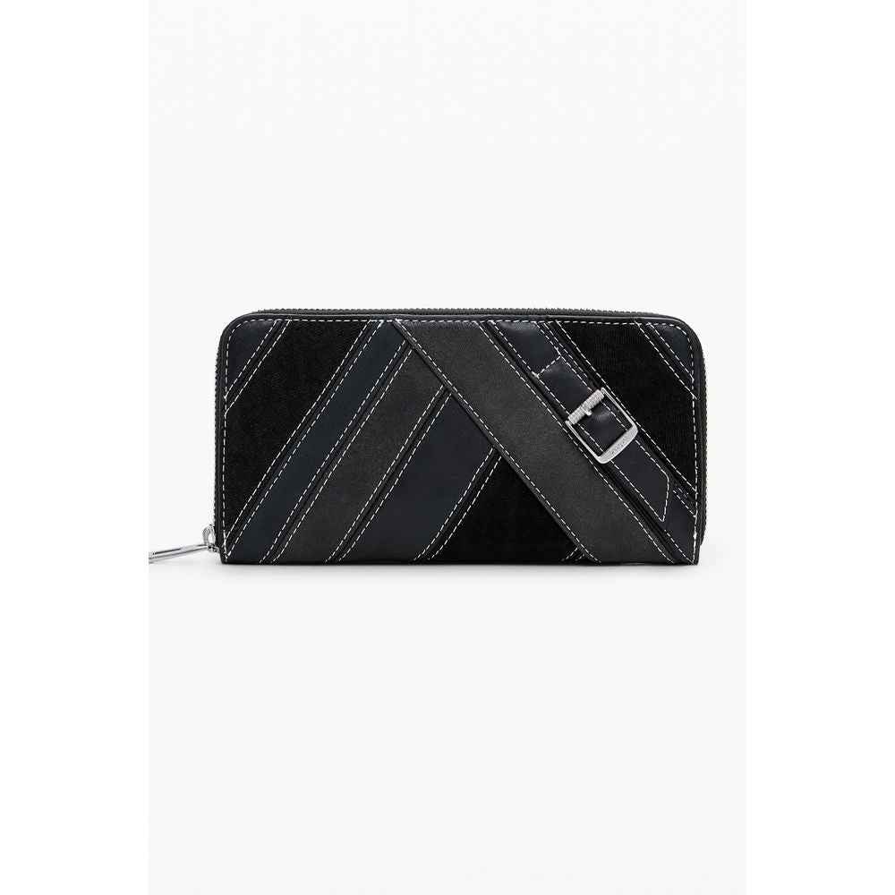 Desigual Nero Poliuretano Women Wallet