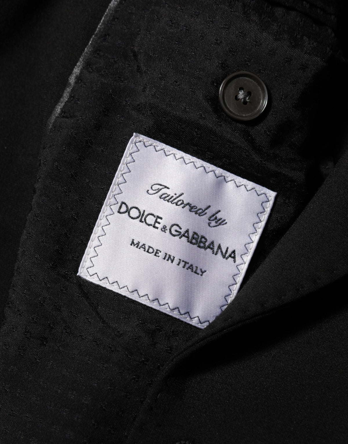 Dolce & Gabbana Black Viscose 2 Buttons Suit Jacket Blazer