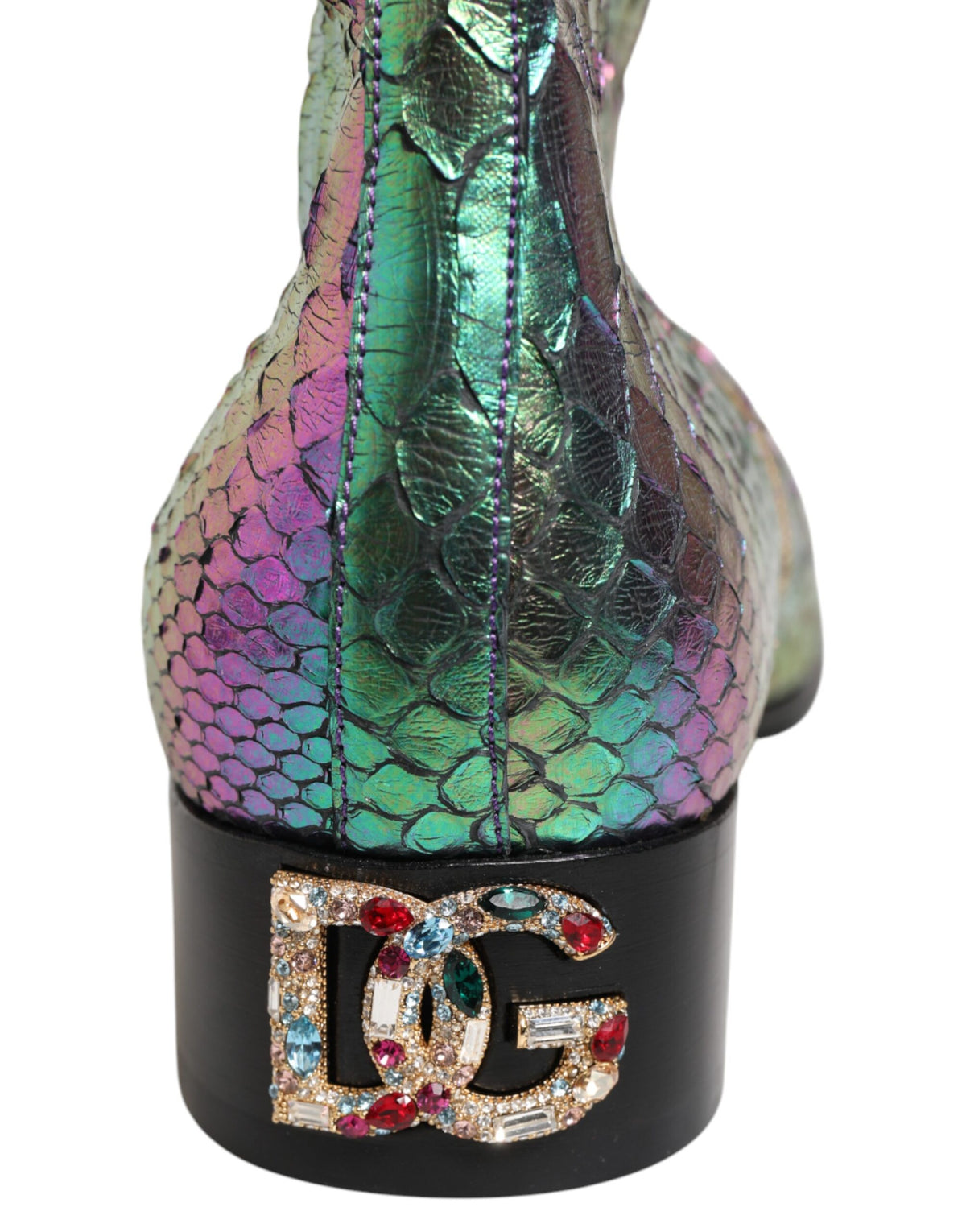 Dolce & Gabbana Multicolor Chelsea Short Ankle Boots Shoes