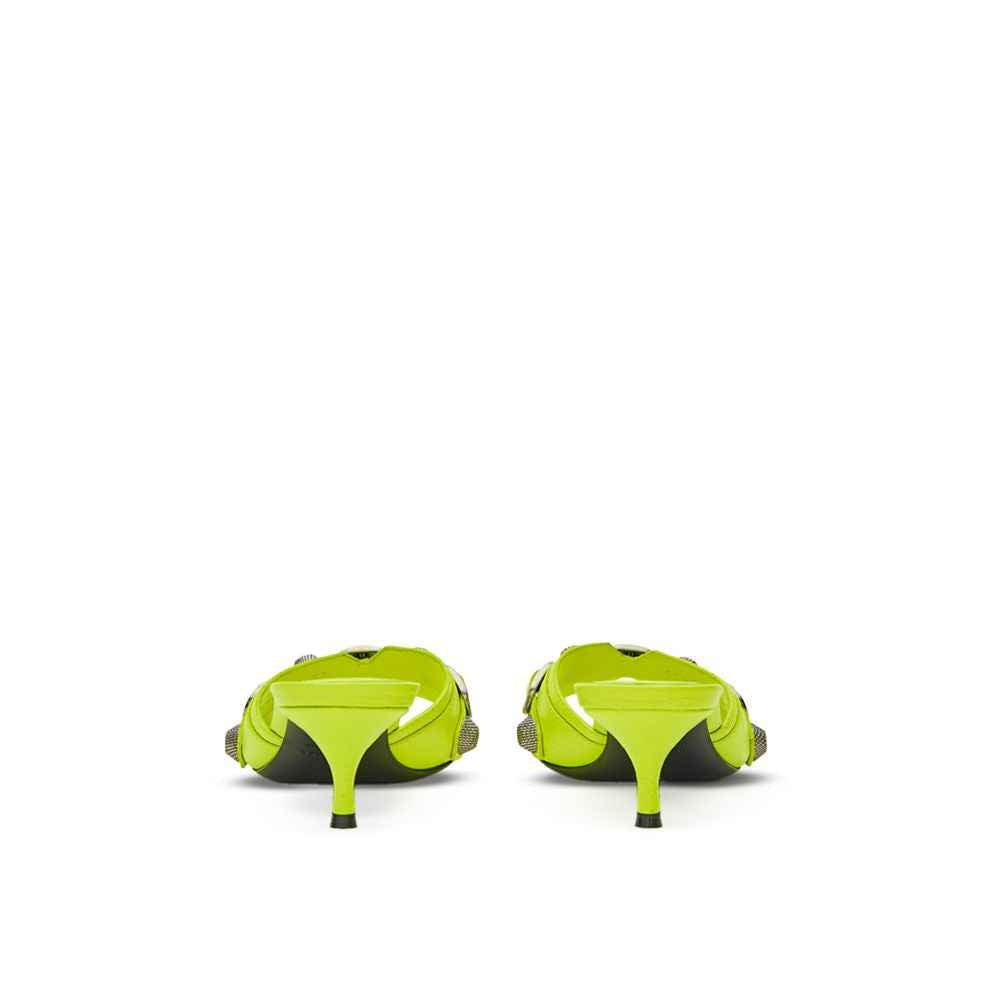 Balenciaga Yellow Leather Mules