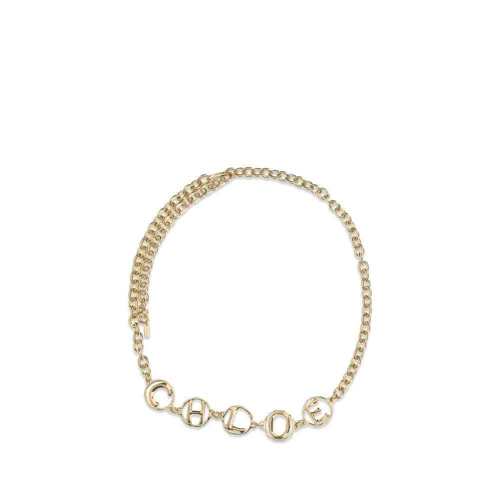 Chloé Black Brass High-Waist Belt