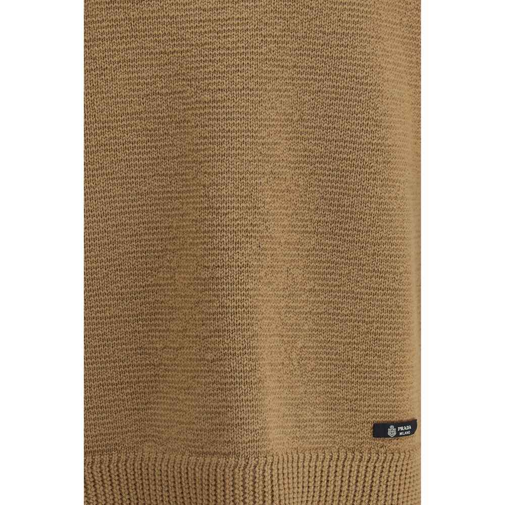 Prada Beige Wool Oves Aries Sweatshirt