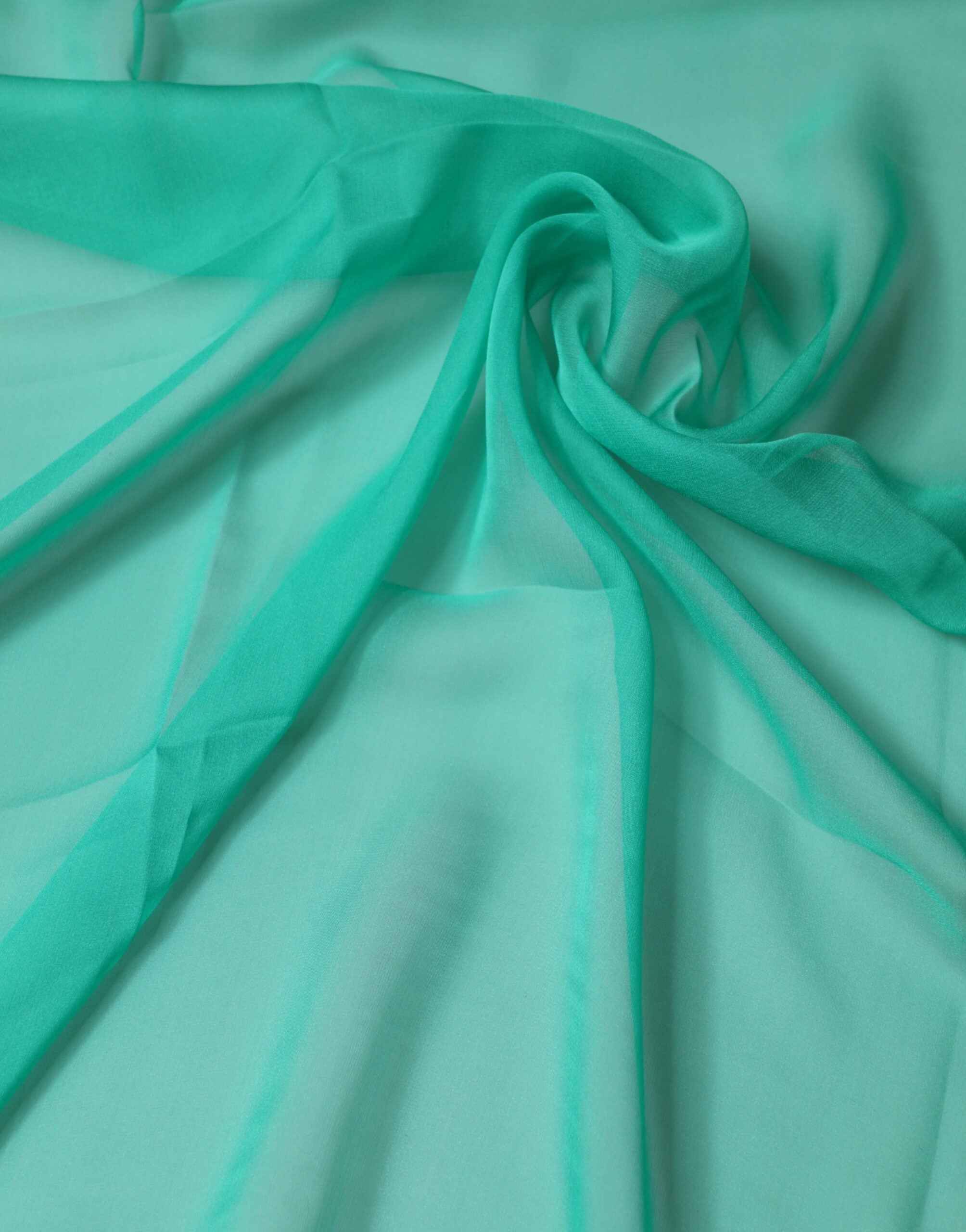 Dolce & Gabbana Green Stole Silk Neck Wrap Shawl Scarf