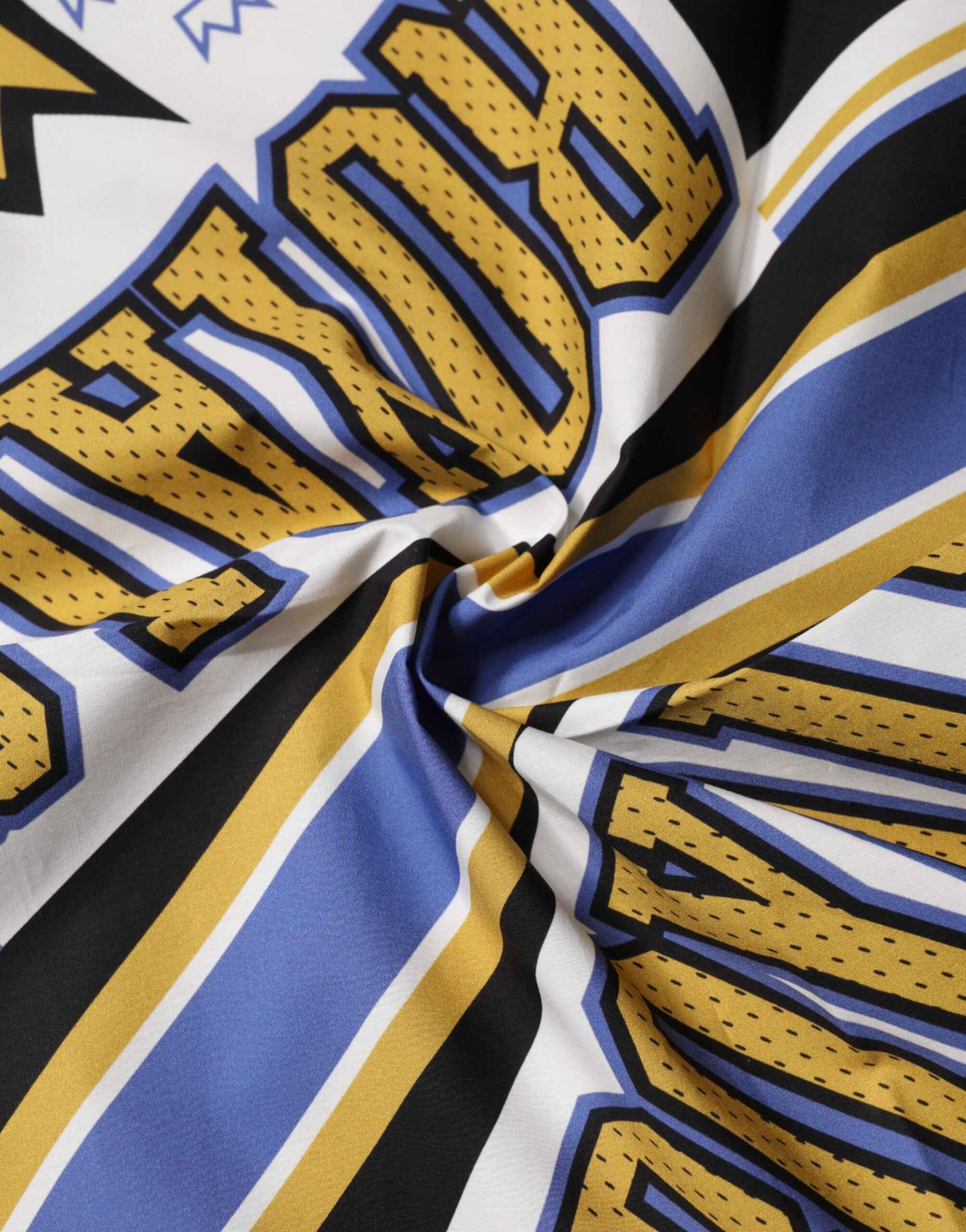 Dolce & Gabbana Multicolor DG Royals Square Foulard Men 50cm x 50cm Scarf