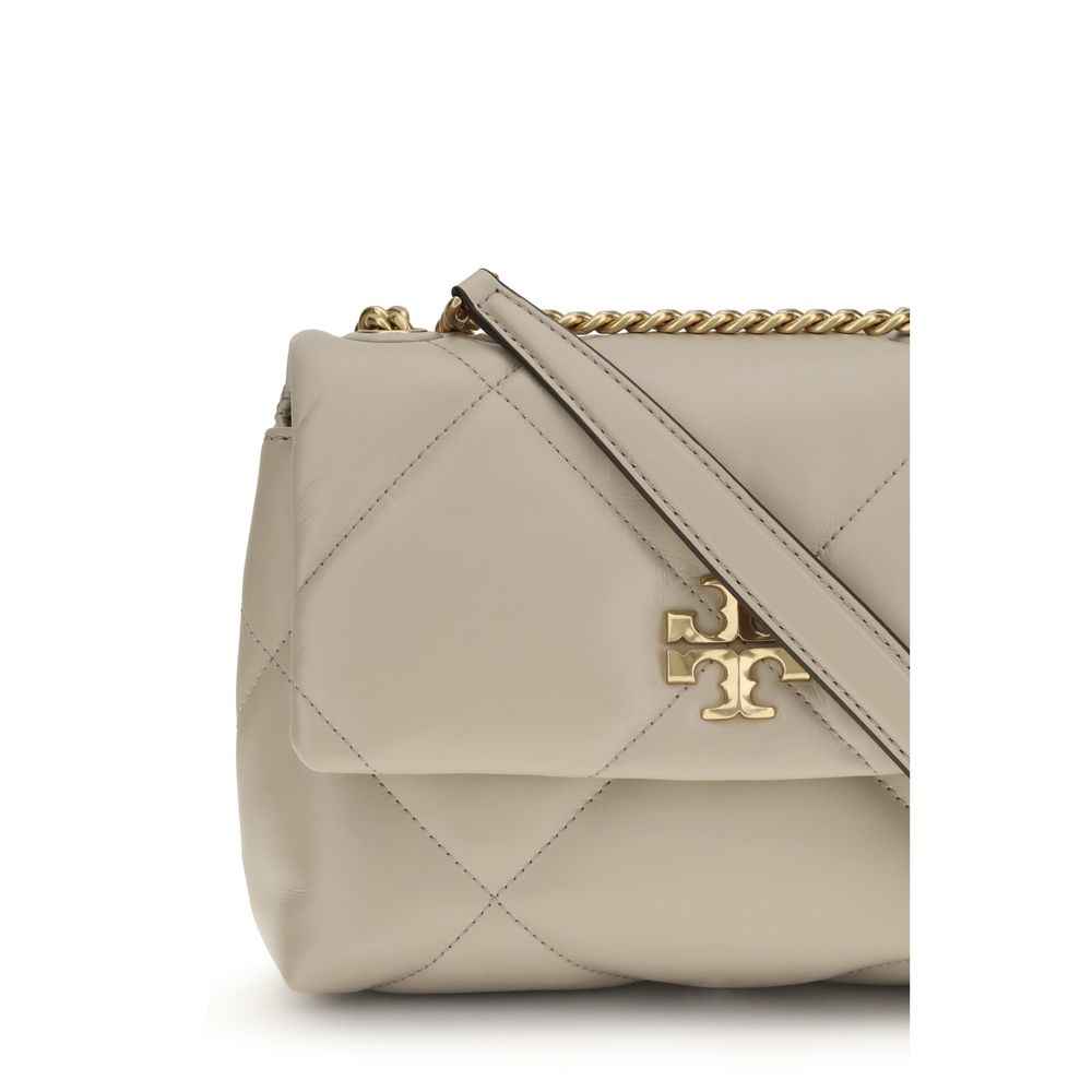Tory Burch Beige Calf Leather Bos Taurus Shoulder Bag