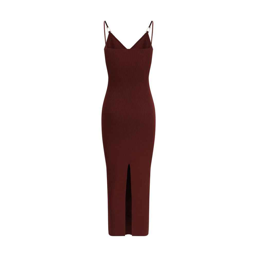 Versace Bordeaux Viscose Casual Dress