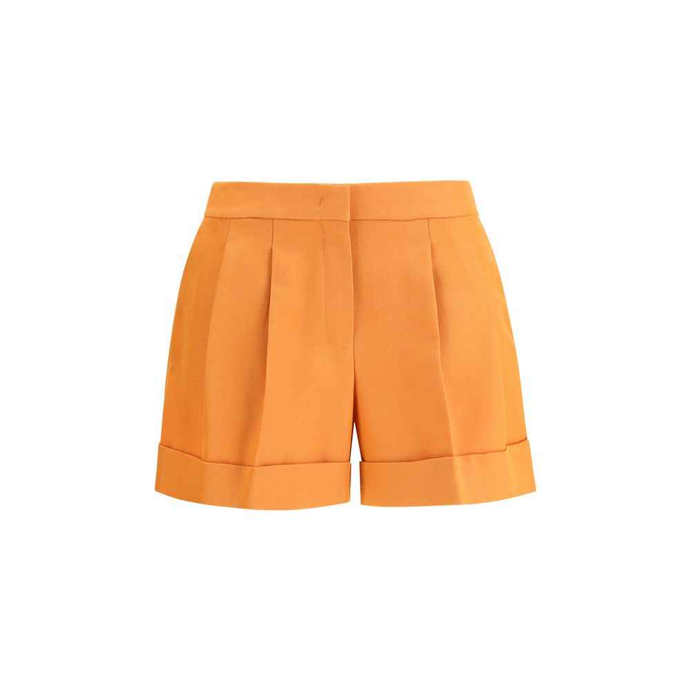 Fendi Orange Wool Oves Aries Bermuda Shorts