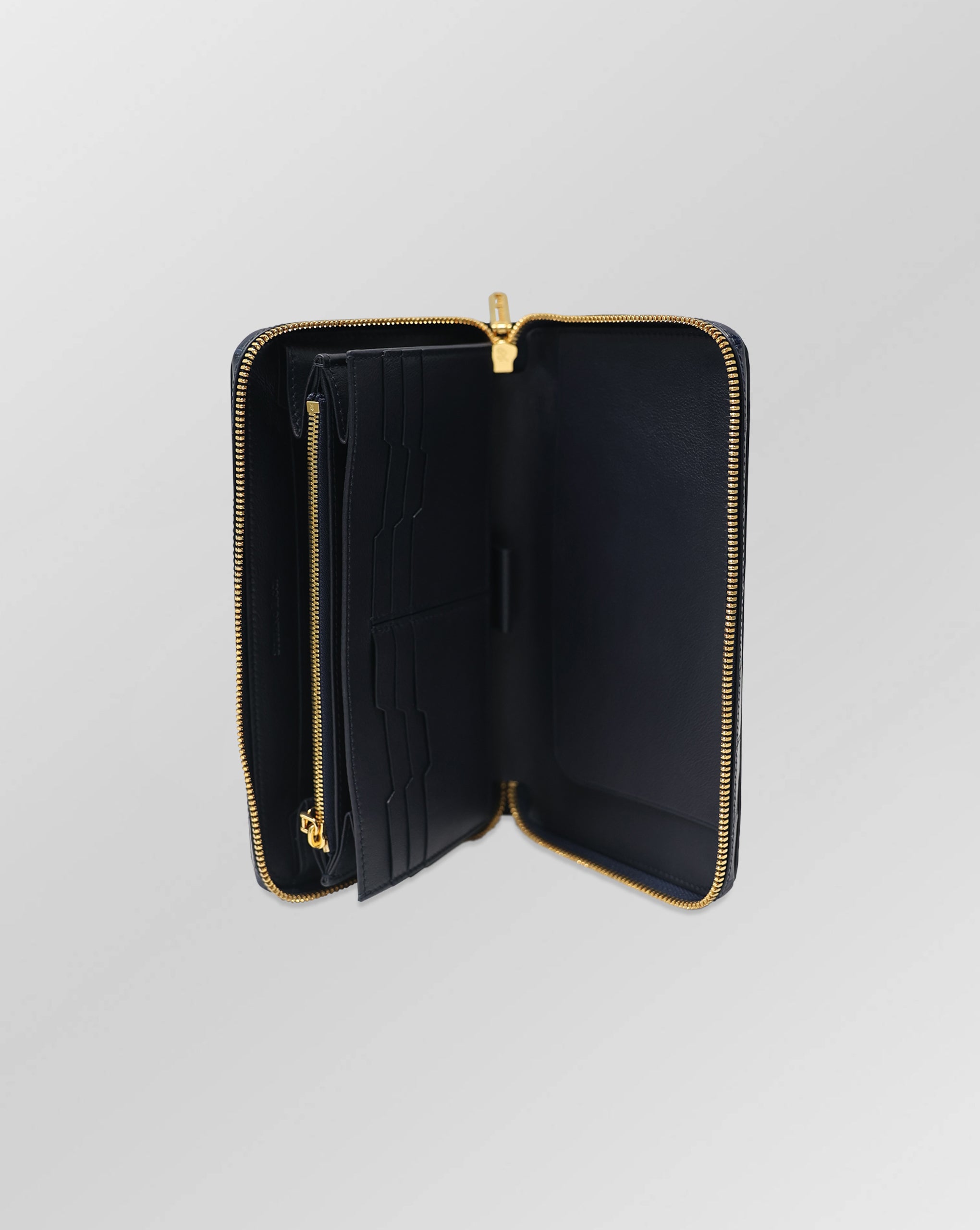 Stefano Ricci Crocodile Leather Luxury Clutch Travel Organizer