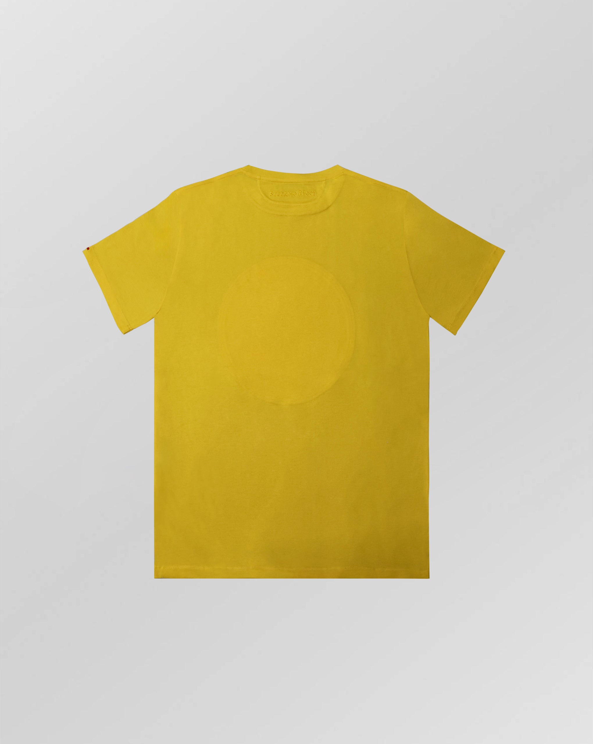 Stefano Ricci Silk Cotton T-Shirt Eagle Embossed Logo