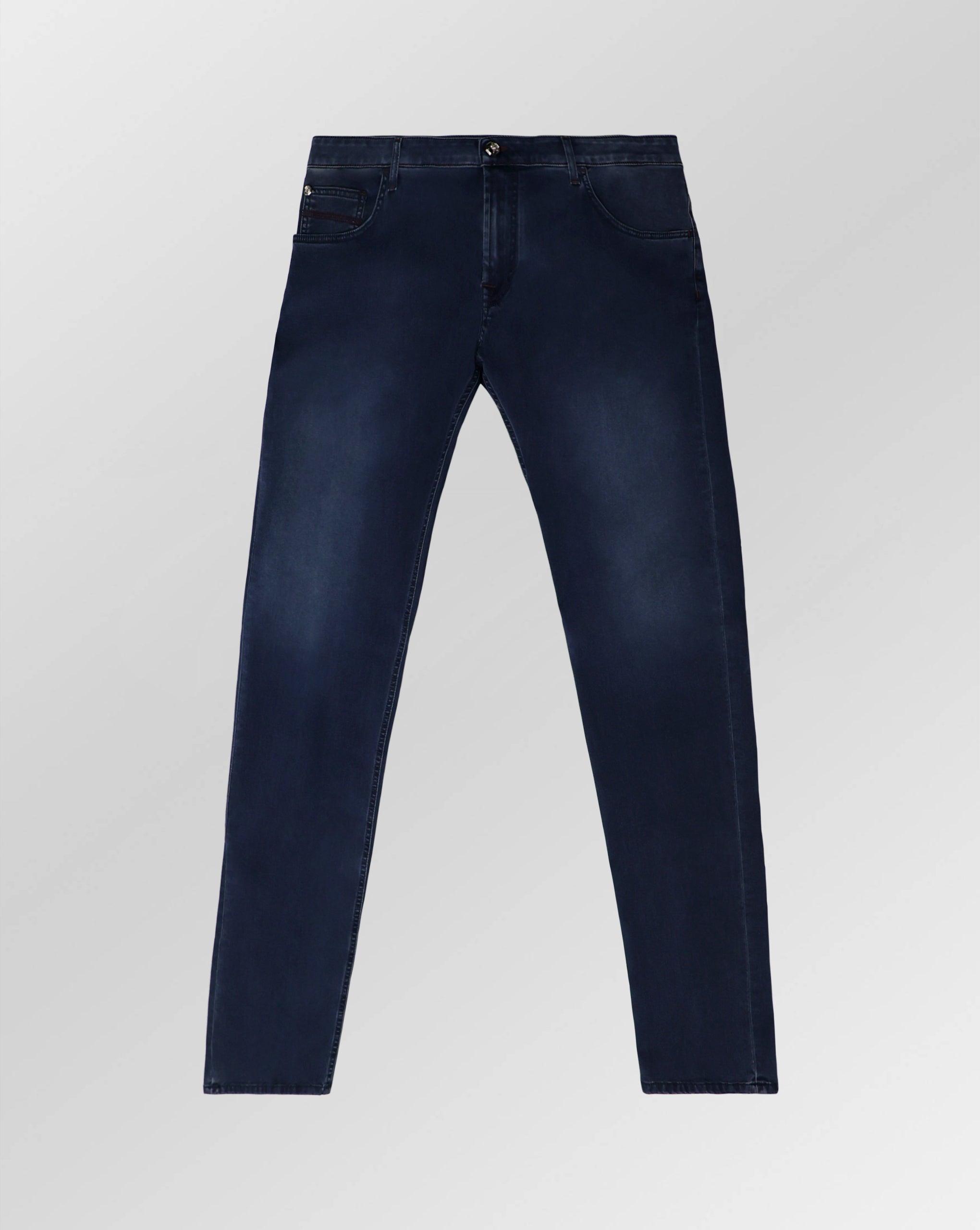 Stefano Ricci Tailored Fit Luxury Denim Jeans with SR Logo Detail