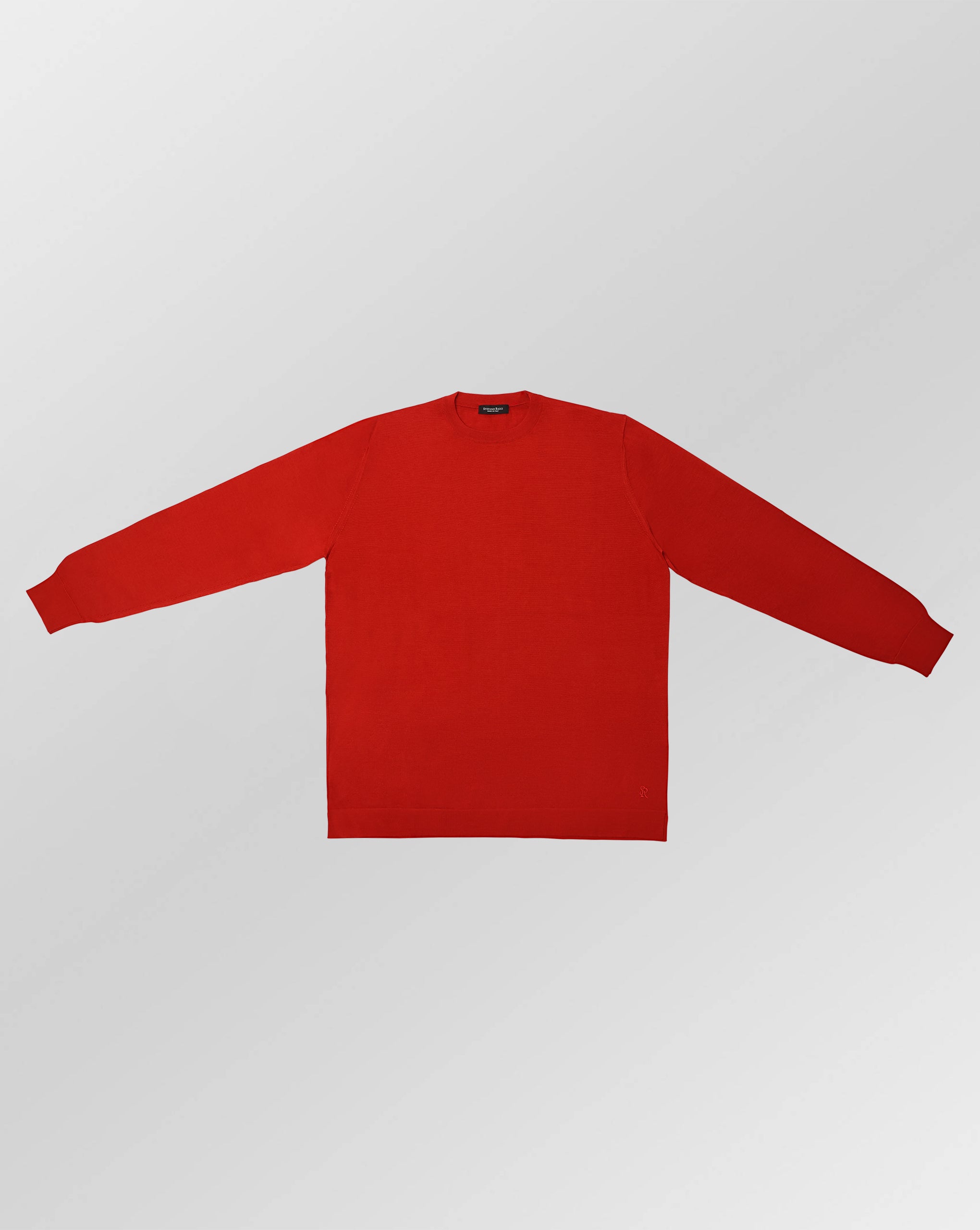 Stefano Ricci Silk Wool Long Sleeve Crew Neck Sweater