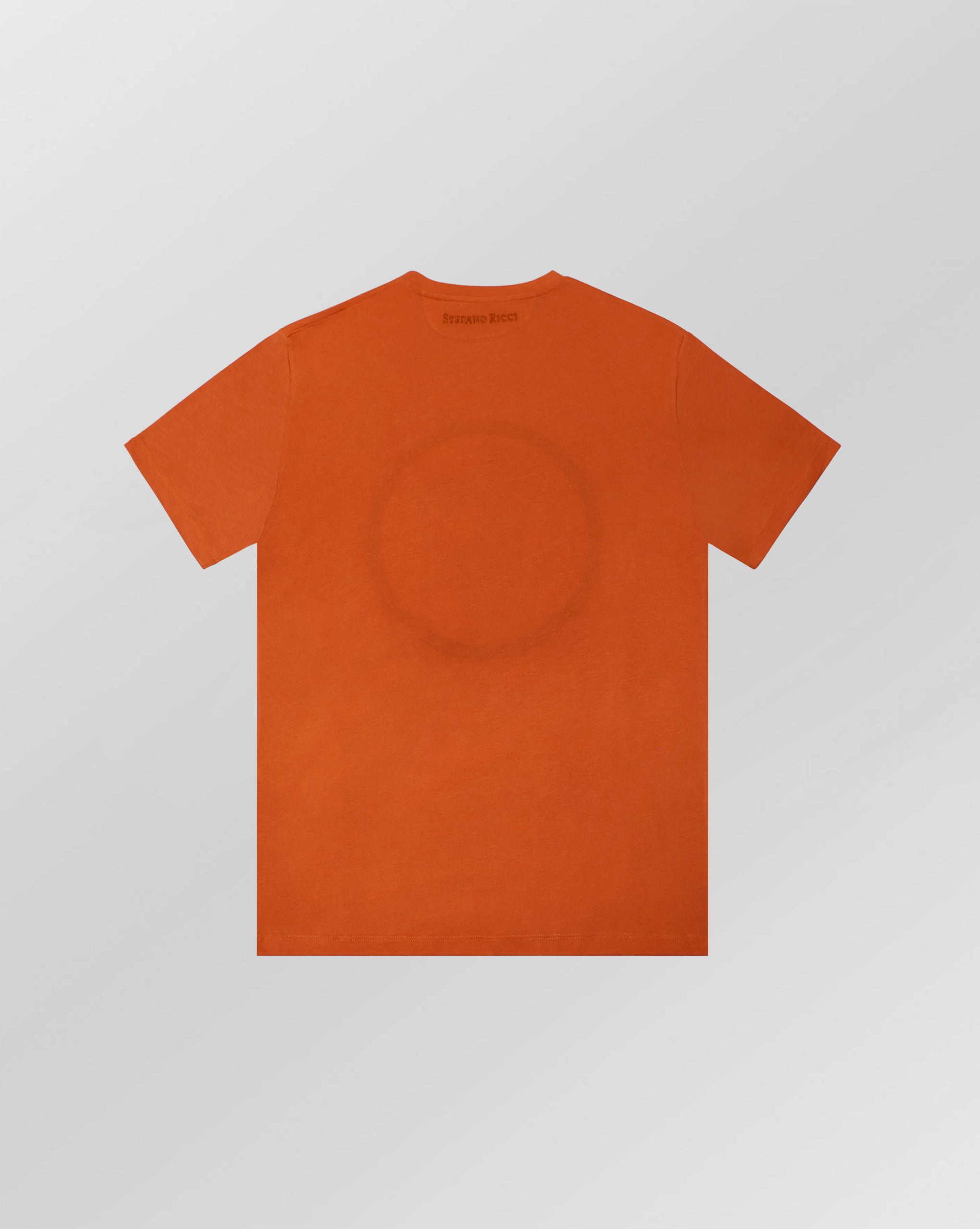 Stefano Ricci Silk Cotton T-Shirt with Dragon Embroidery