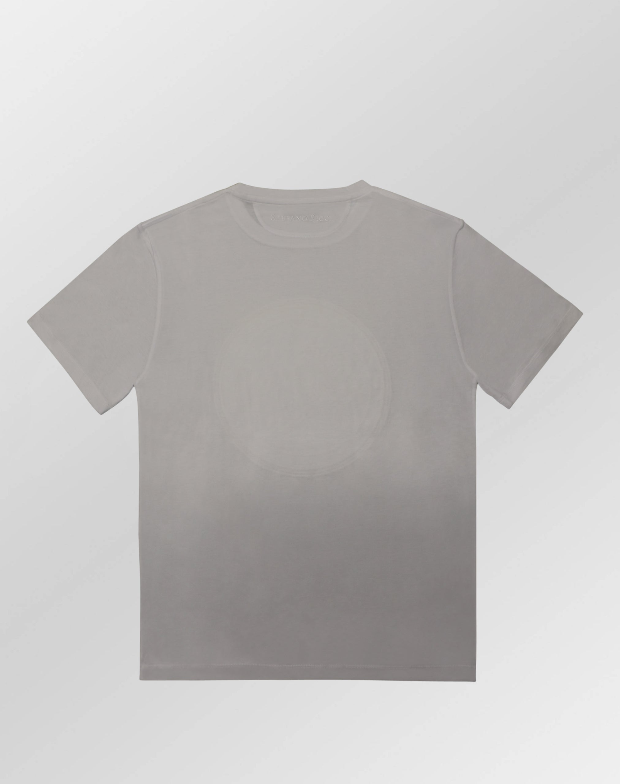 Stefano Ricci Silk Cotton T-Shirt Tiger Embroidery