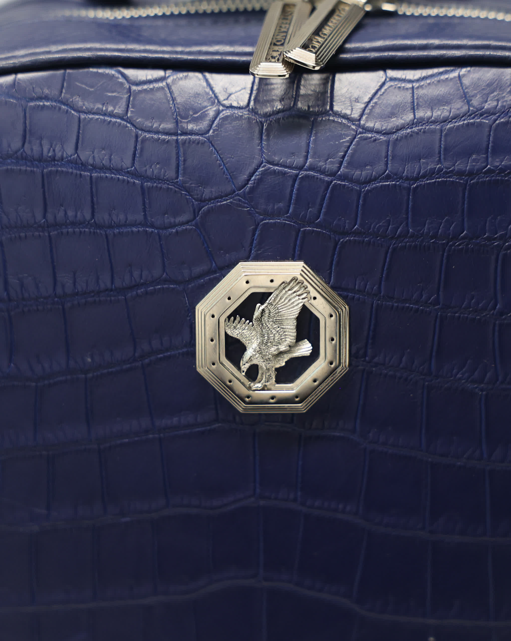 Stefano Ricci Crocodile Leather Backpack Luxury Designer Bag - OneOffBtq.com